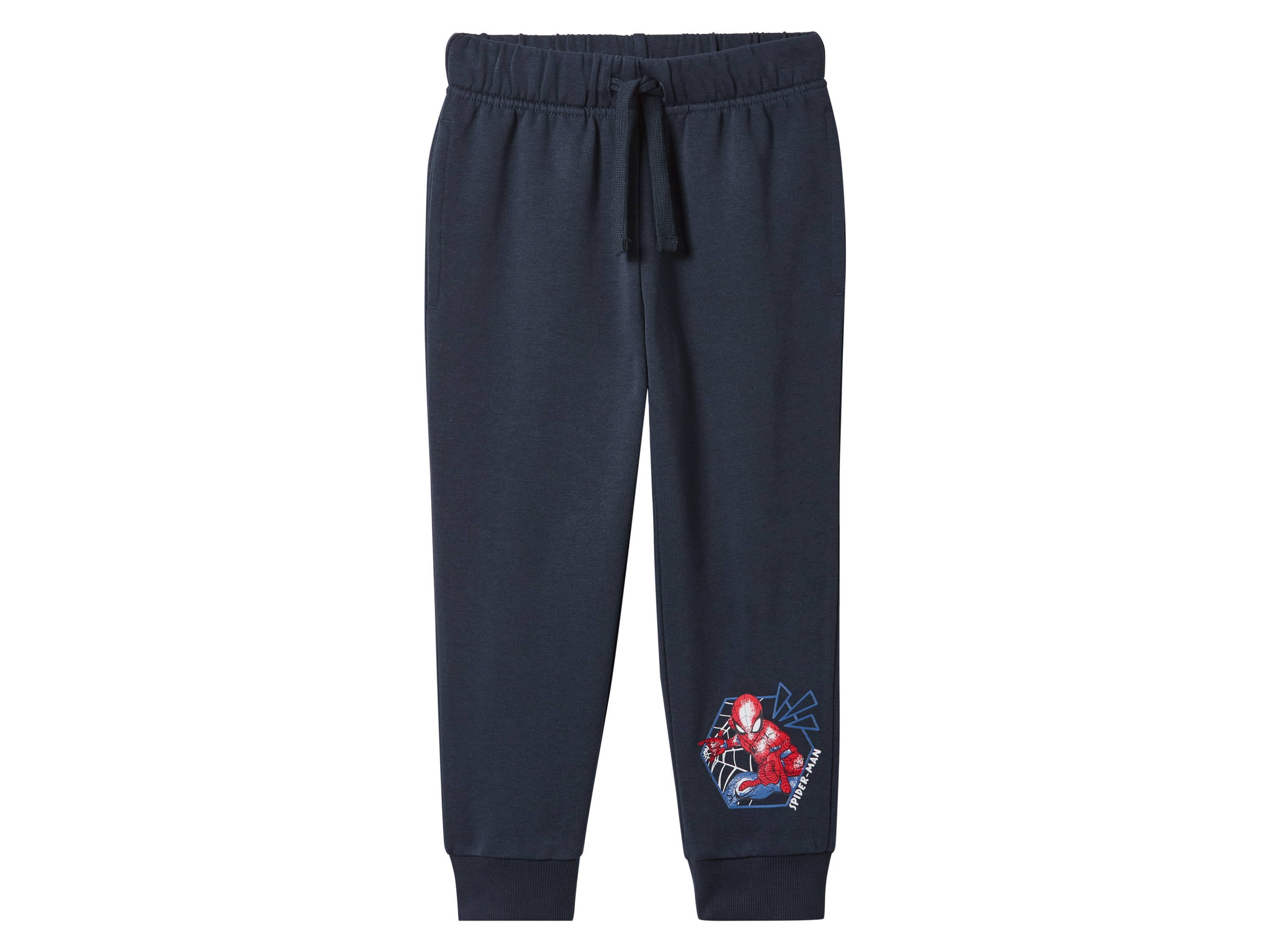 Spodnie dresowe dziecięce z bawełną Granatowy, 110/116