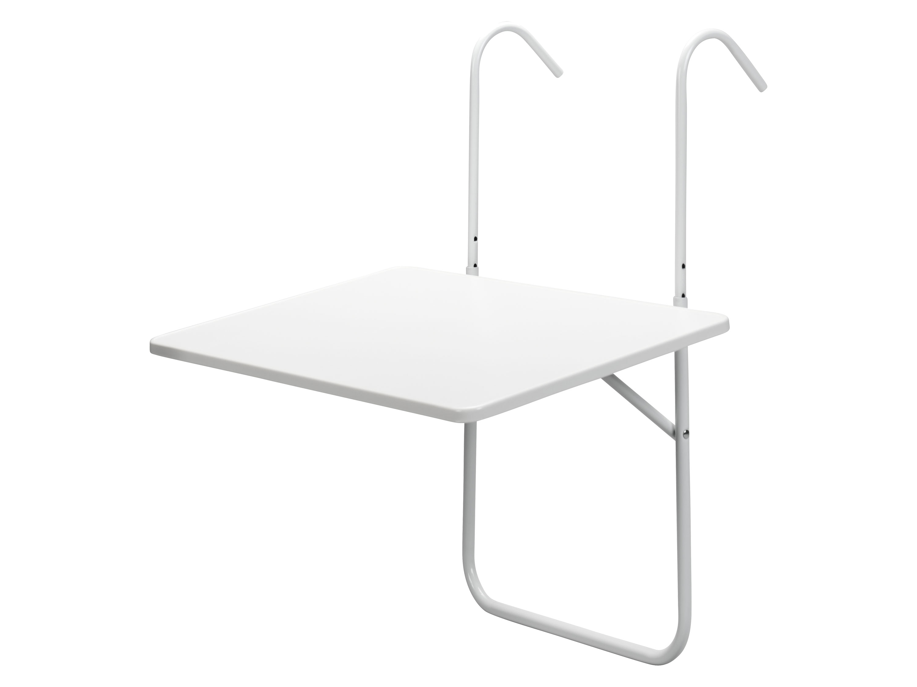Livarno home Stolik balkonowy, składany i zawieszany Biały