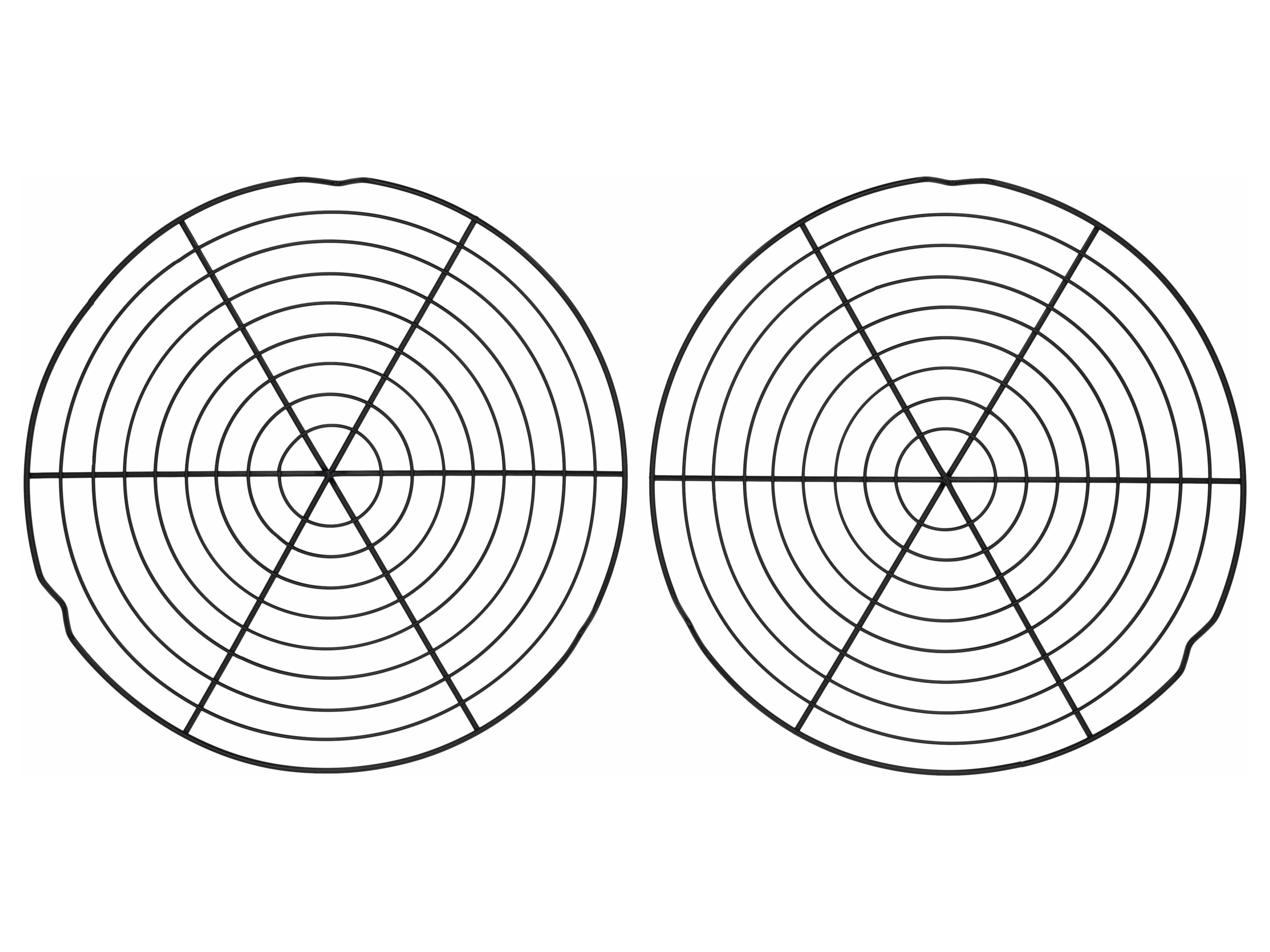 Silvercrest Zestaw kratek do pieczenia i studzenia, 2 sztuki Okrągły