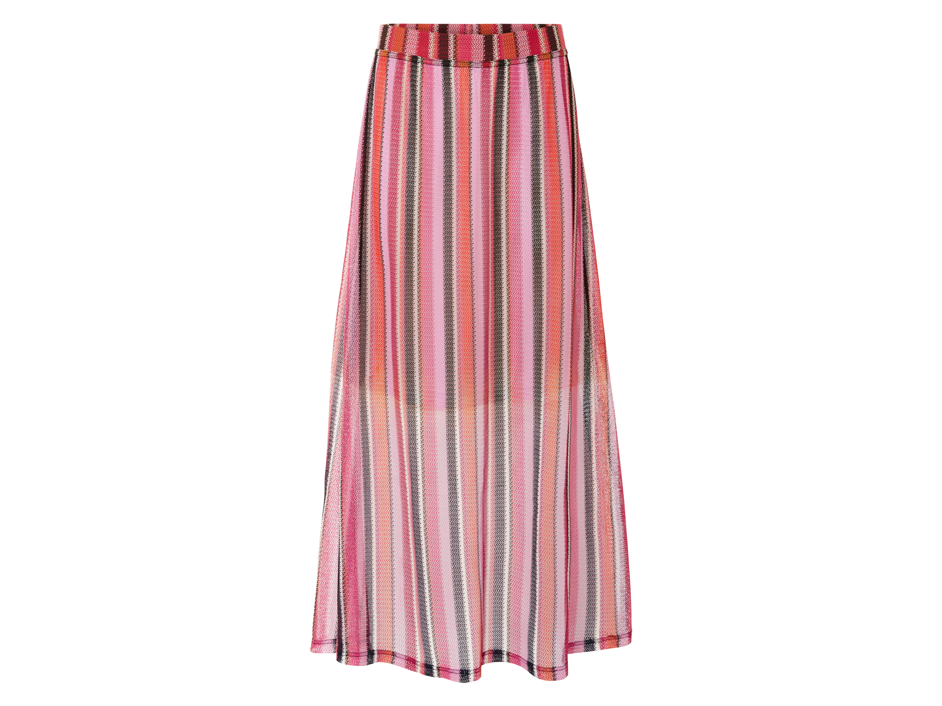 esmara Spódnica maxi damska czerwony/różowy/pomarańczowy, M40/42