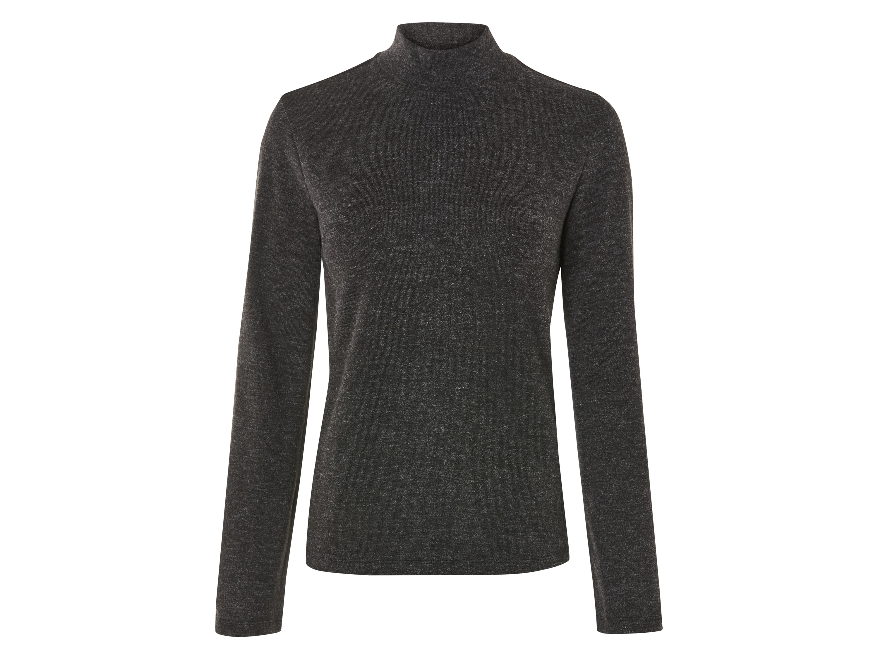 esmara Koszulka damska z półgolfem Czarny, L44/46