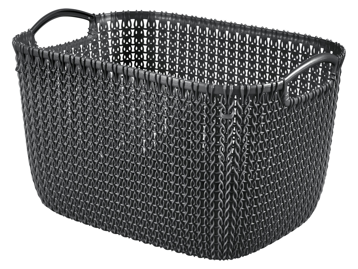 Curver Kosz do przechowania prostokątny Knit, 19 l Castlerock
