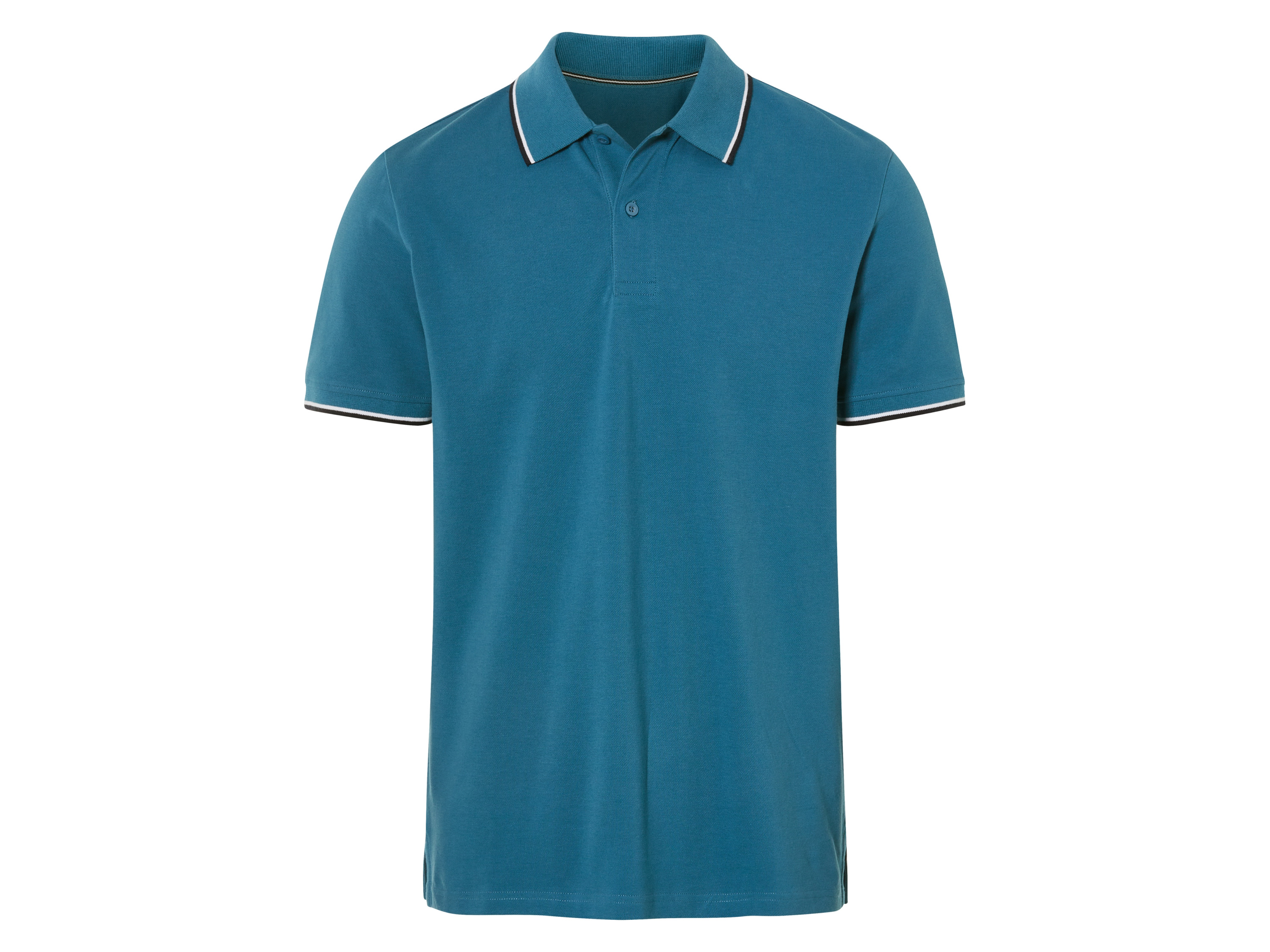 Livergy Koszulka polo męska z bawełny Niebieski, XXL 60/62