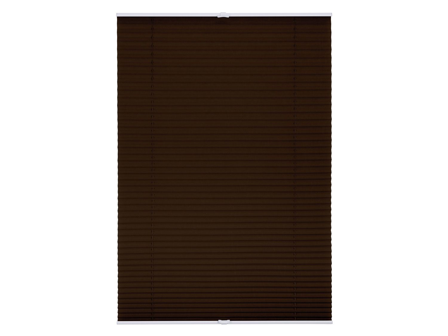 Lichtblick Roleta plisowana Klemmfix, bez wiercenia, od 45 x 130 cm Brązowy, 90x210 cm