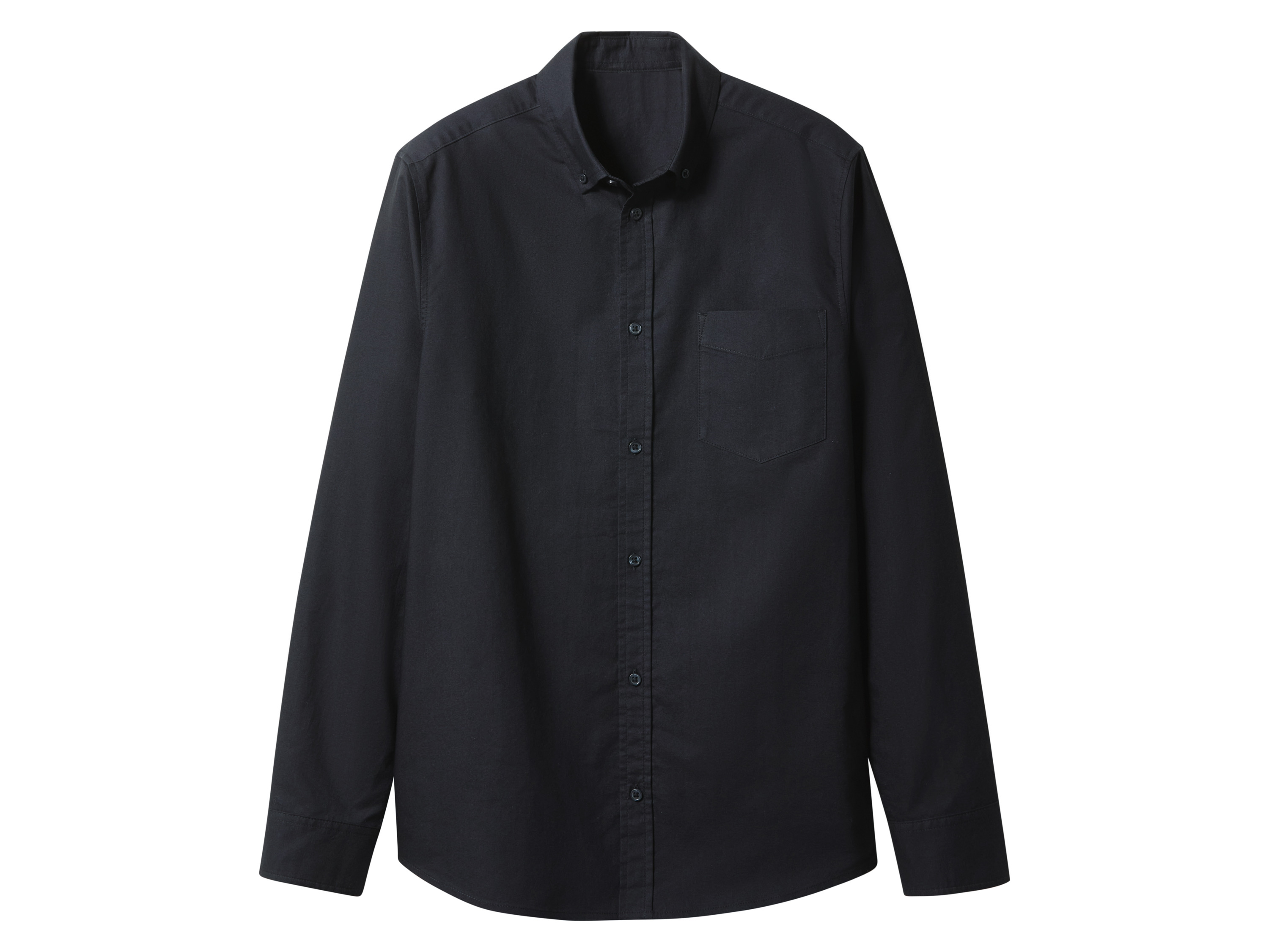 esmara Men Koszula męska casualowa z bawełny Granatowy, XL 43/44