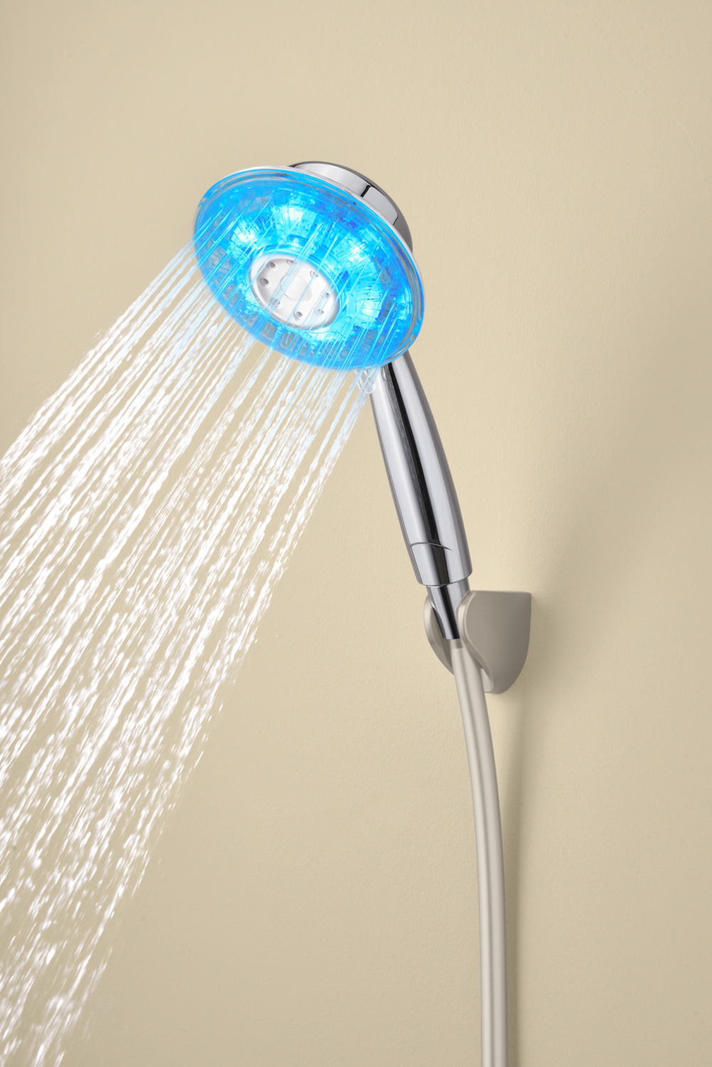 Livarno Słuchawka prysznicowa LED Przezroczysty