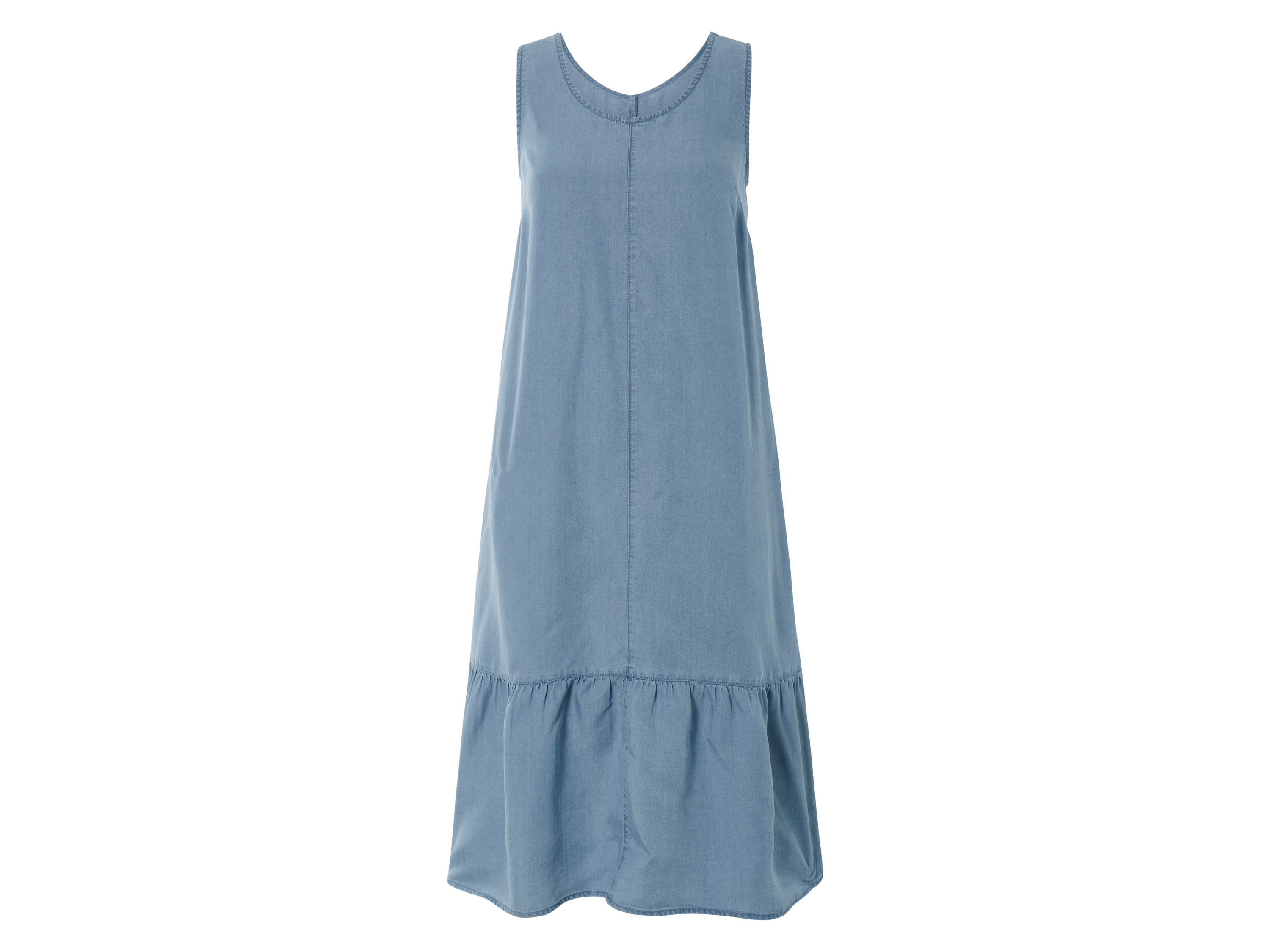 esmara Sukienka damska, miękka i przyjemna w dotyku Jasnoniebieski, 38