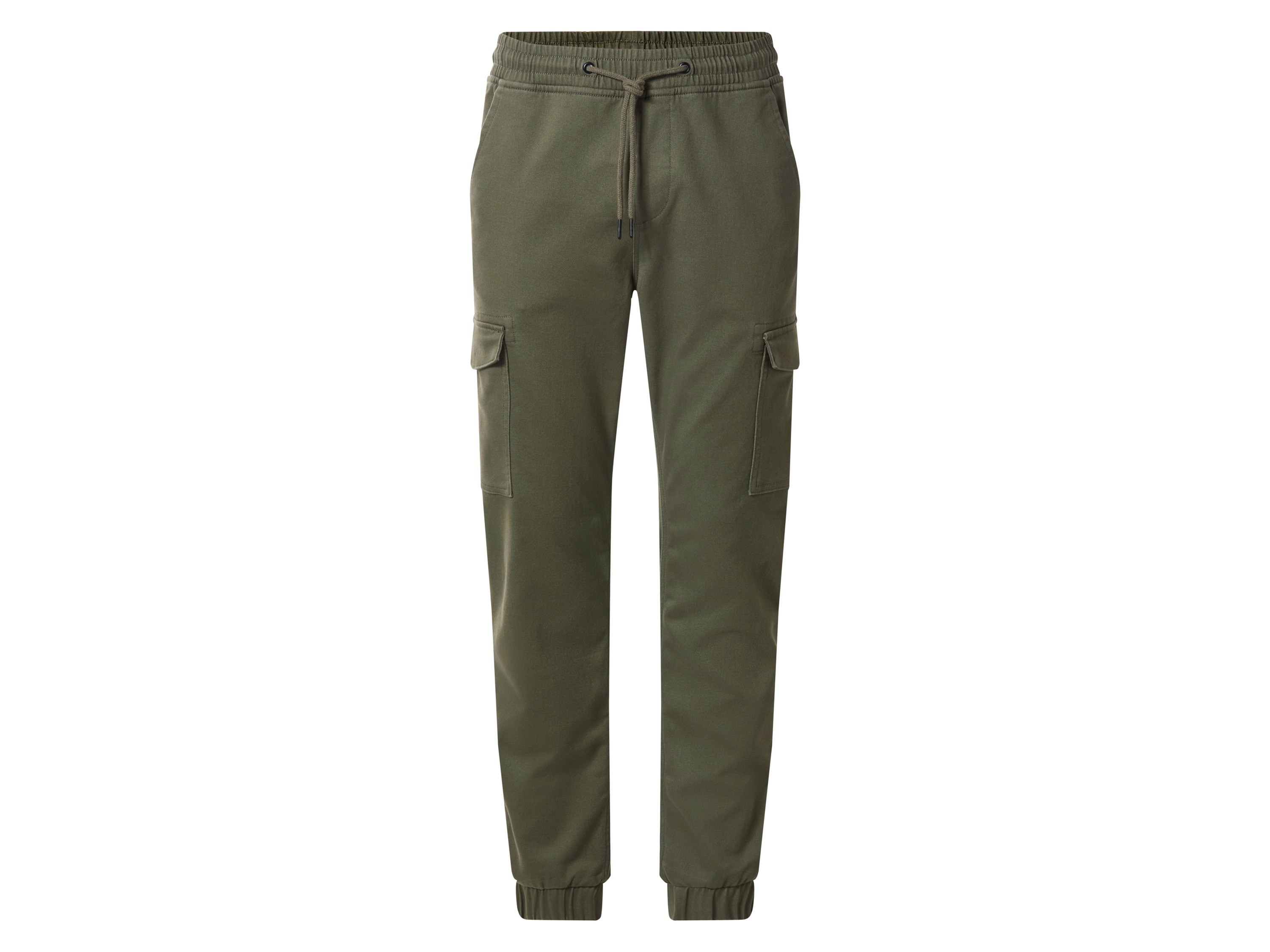esmara Men Spodnie cargo męskie z bawełną Khaki, XL 56/58