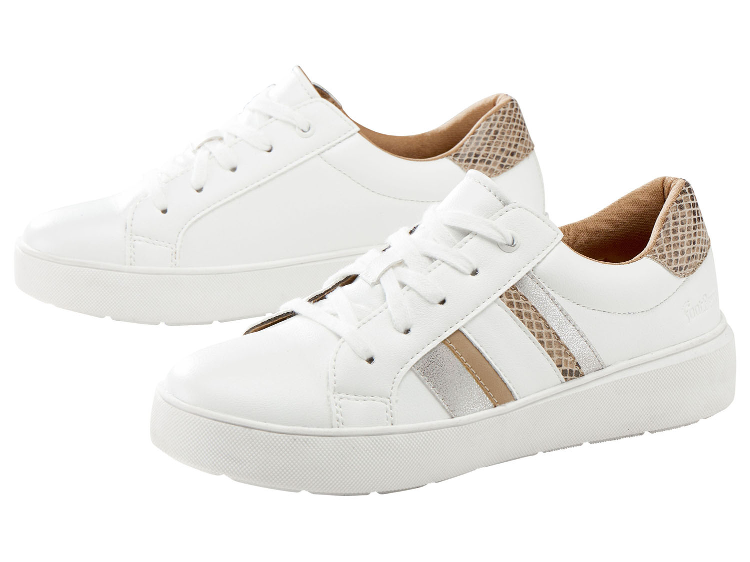 Buty damskie, z amortyzacją Footflexx, 1 para Biały, 40