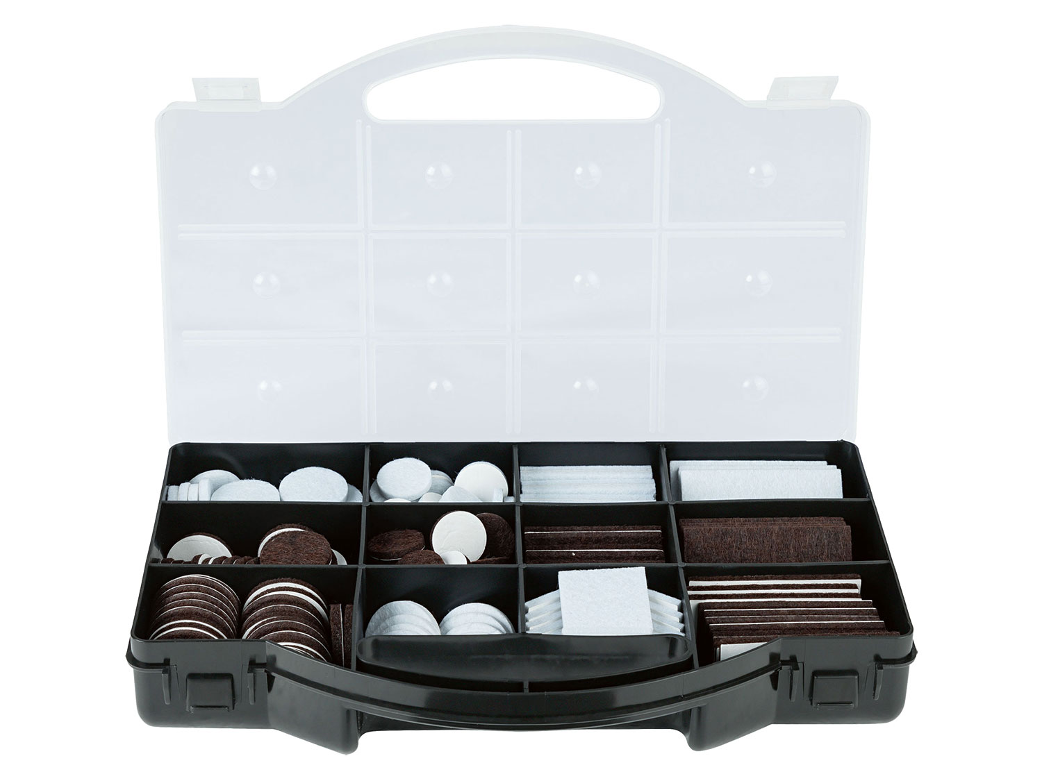 Parkside Zestaw podkładek filcowych / Zestaw podkładek antypoślizgowych i ochronnych Zestaw podkładek filcowych, 275 elementów