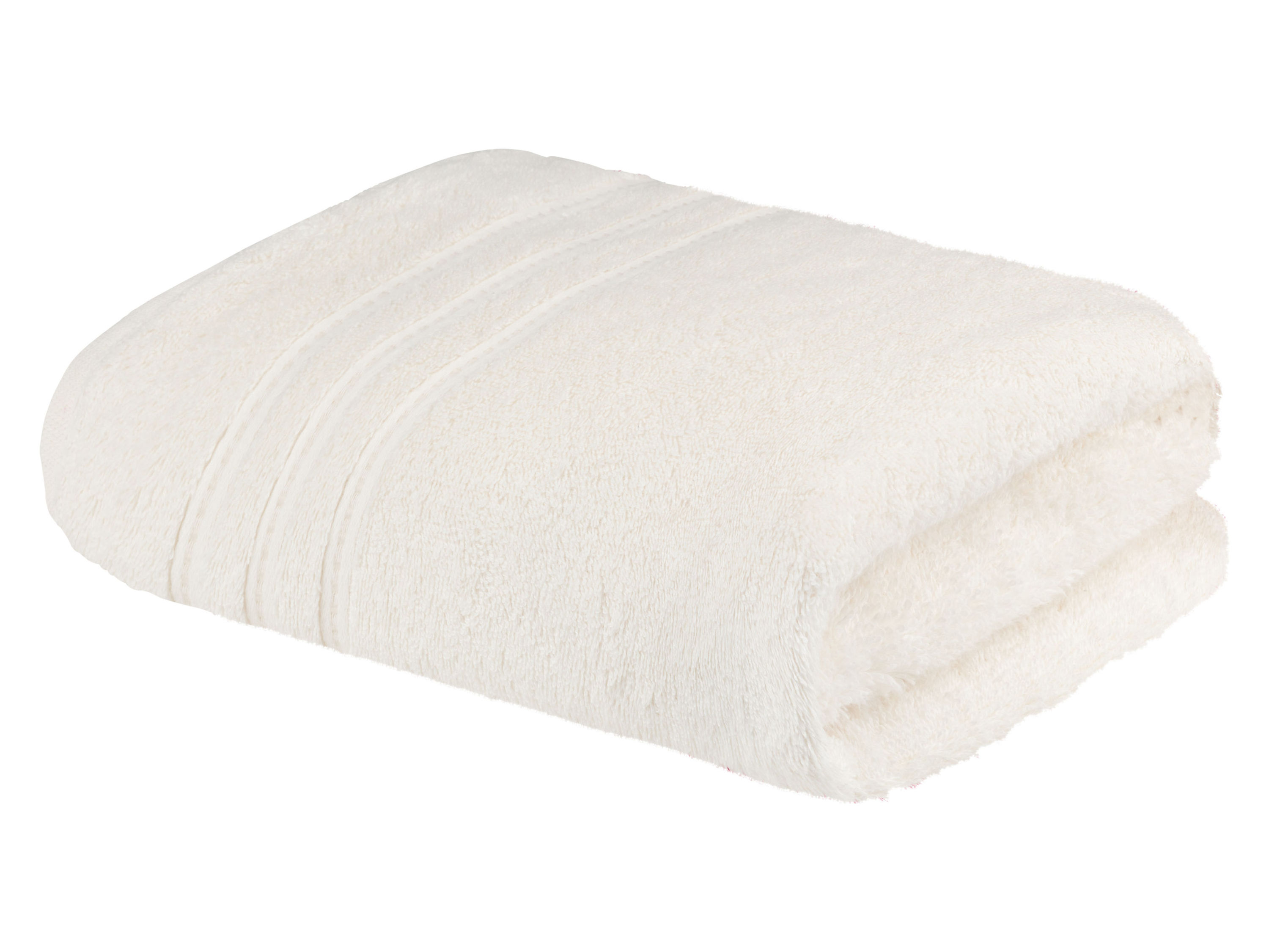 Livarno home Ręcznik frotté, 70 x 140 cm, 1 sztuka Biały/ w paski