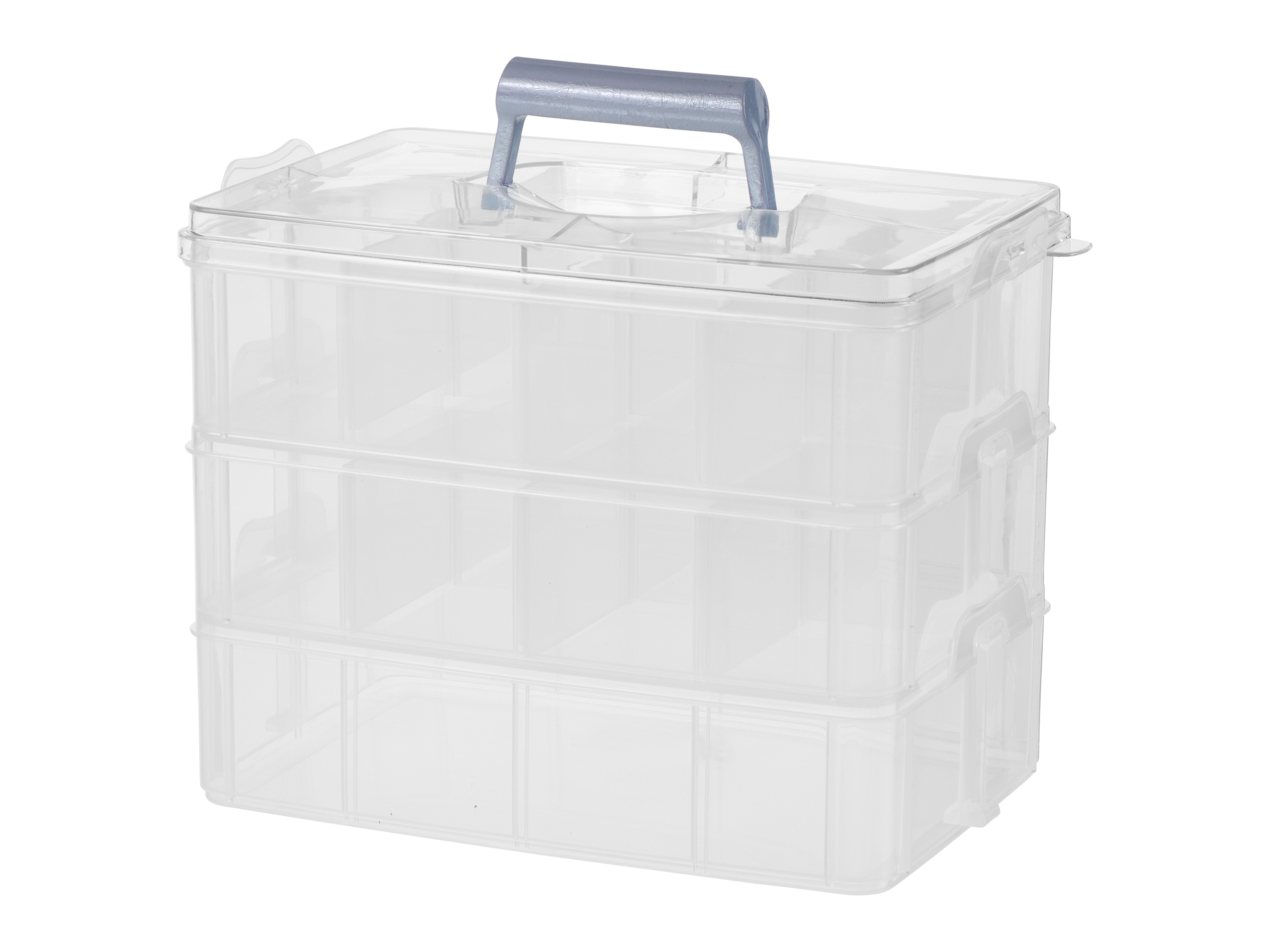 crelando Pojemnik do przechowywania lub pojemnik na akcesoria do szycia Pojemnik do przechowywania z uchwytem