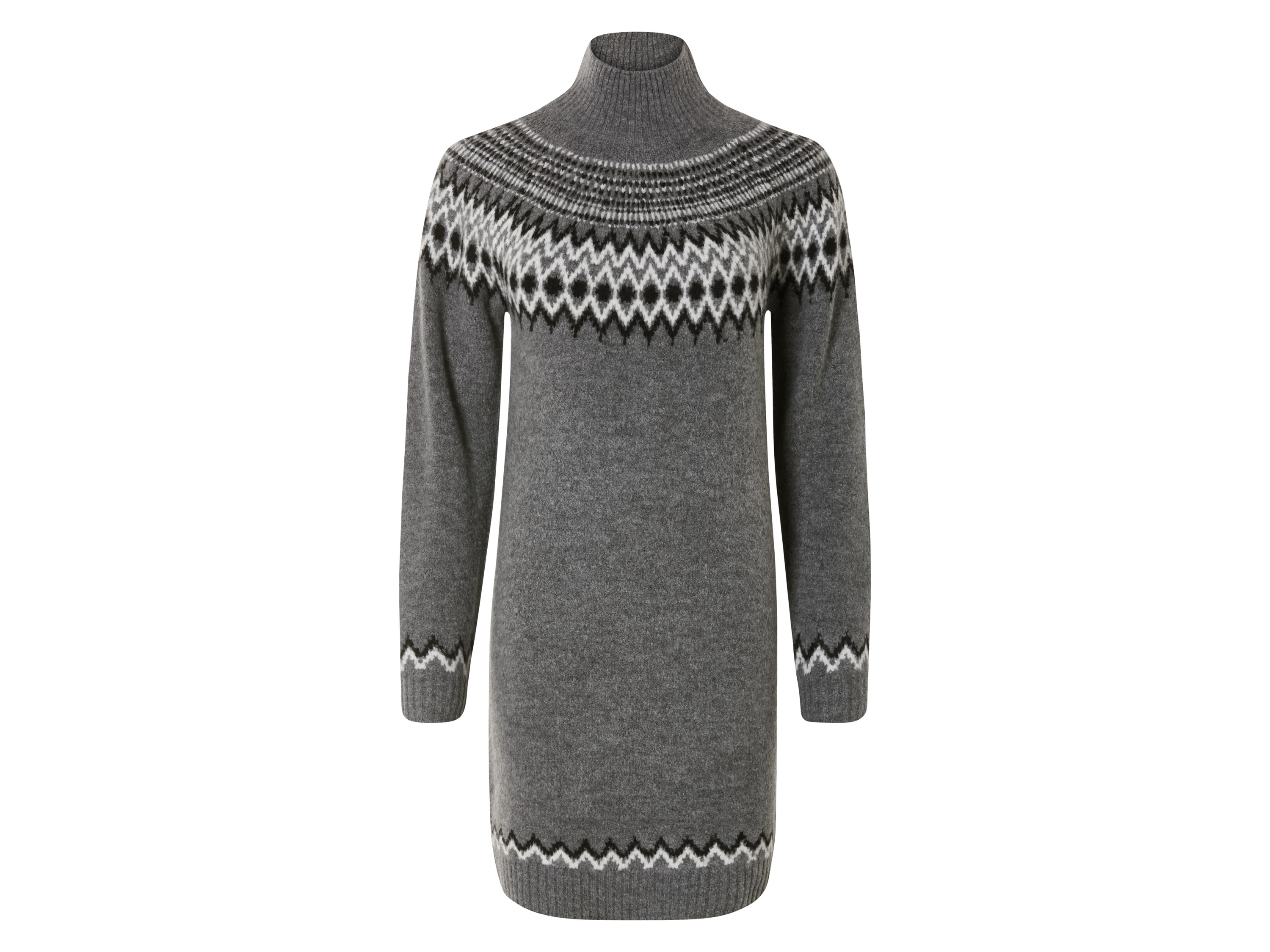 esmara Sukienka damska z dzianiny Szary, M40/42