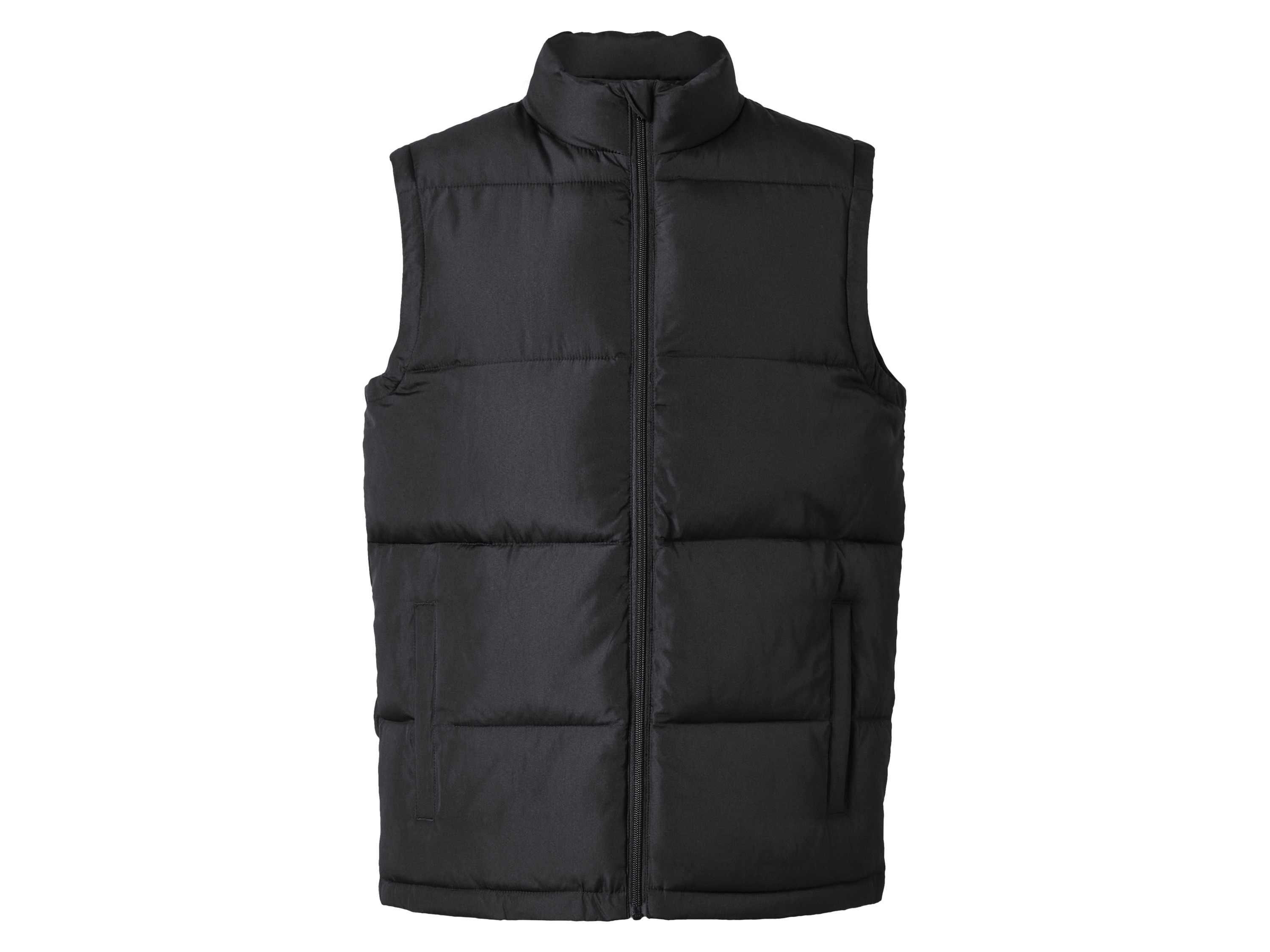 esmara Men Kamizelka pikowana męska Czarny, XXL 60/62