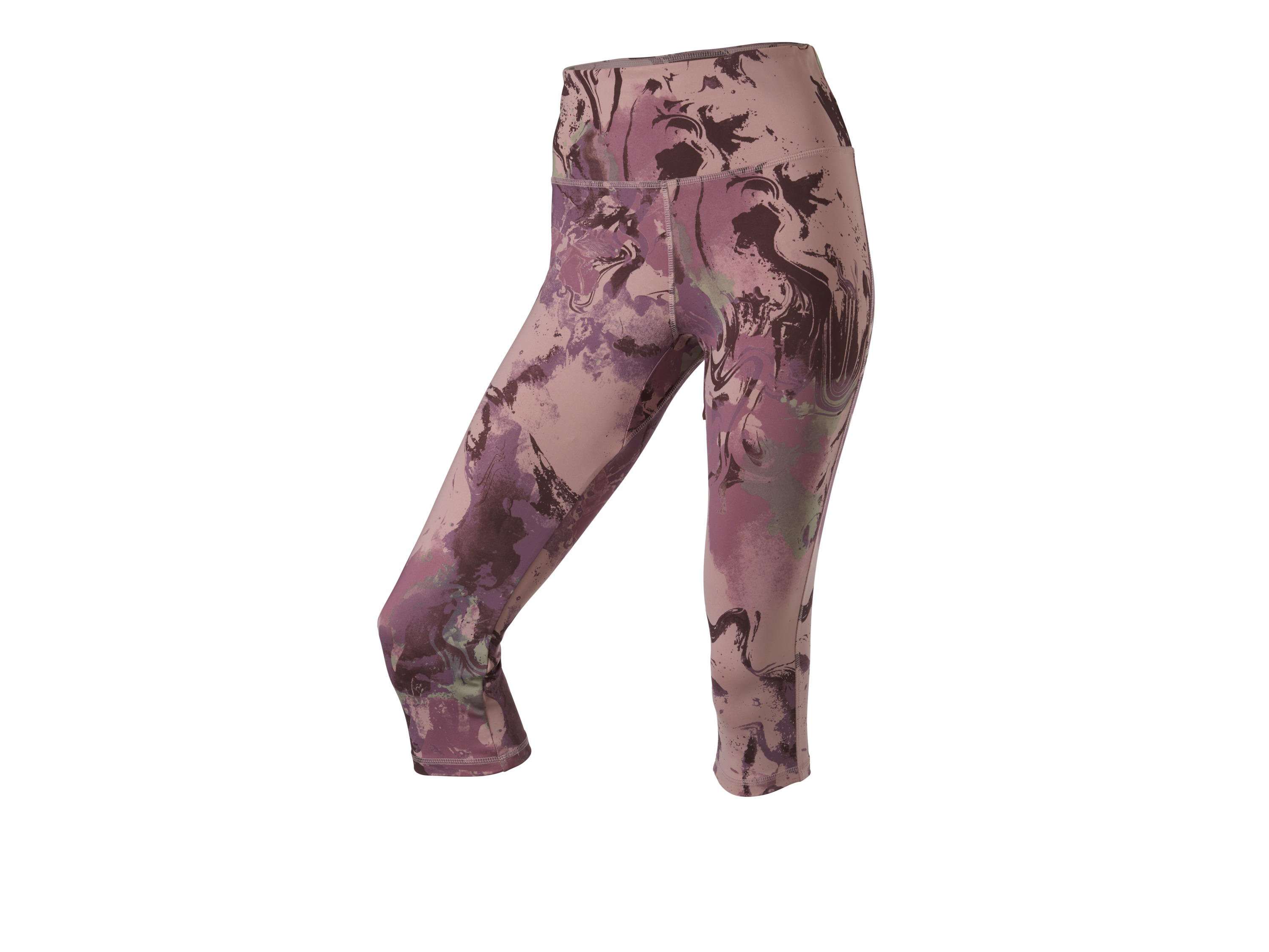 Crivit Legginsy funkcyjne damskie capri Wzorzysty, M40/42