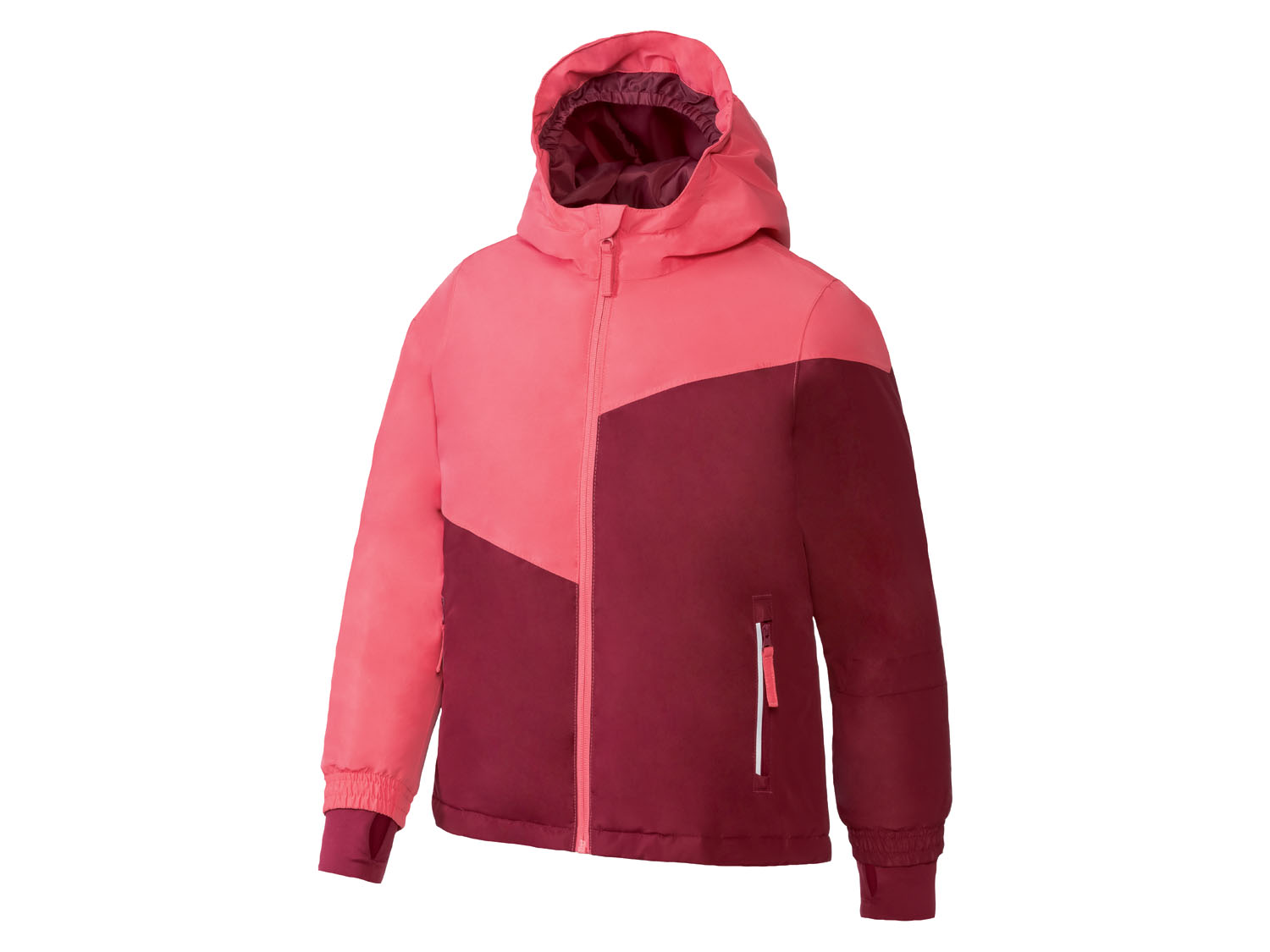 Crivit Kurtka narciarska dziewczęca, 1 sztuka 158/164, Koralowy