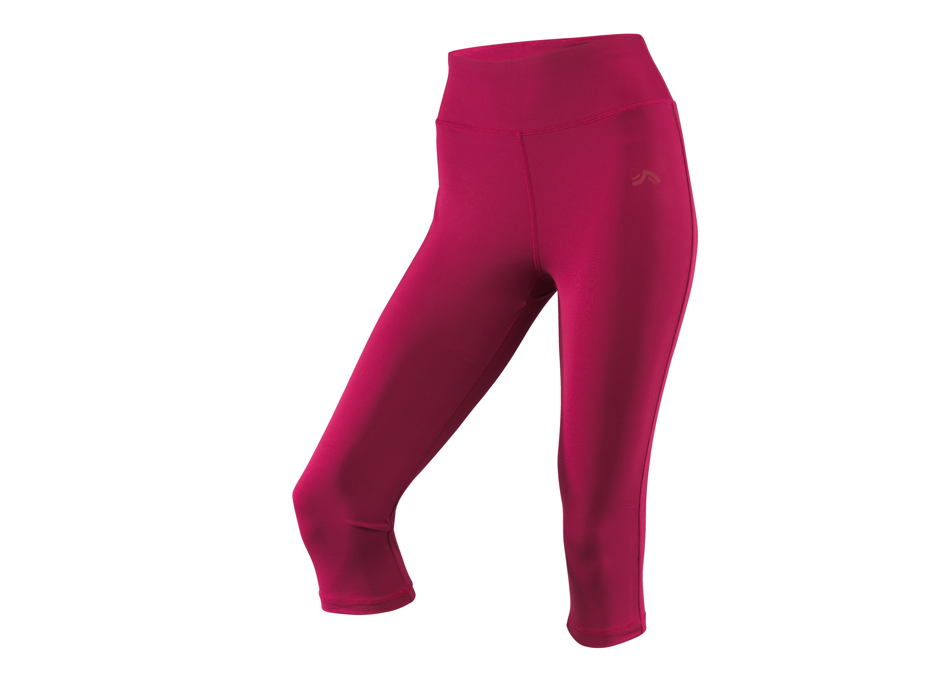 Crivit Legginsy sportowe damskie 3/4 Czerwony, XS 32/34