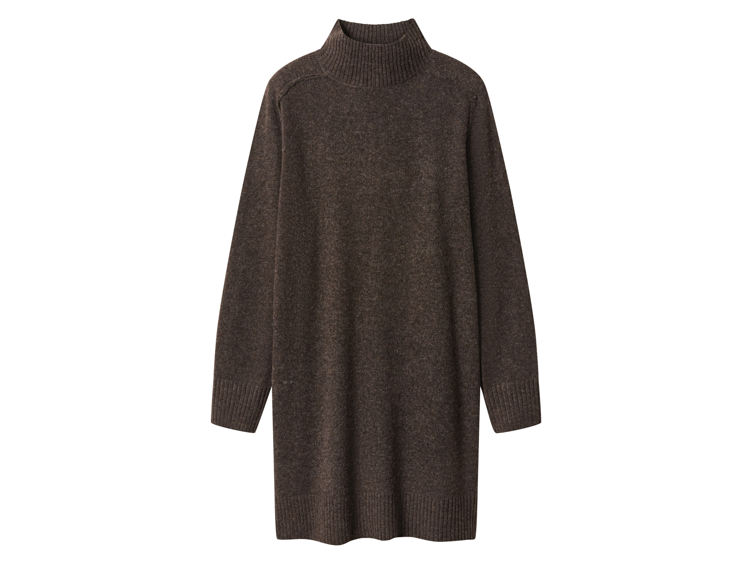 esmara Sukienka dzianinowa damska Brązowy, L44/46