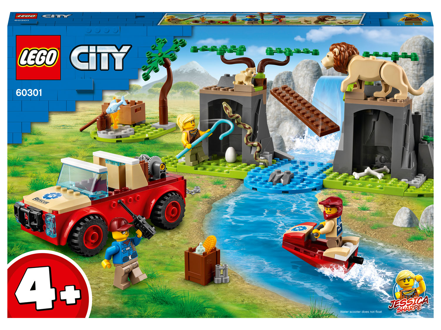 Lego City 60301 Terenówka ratowników dzikich zwierząt