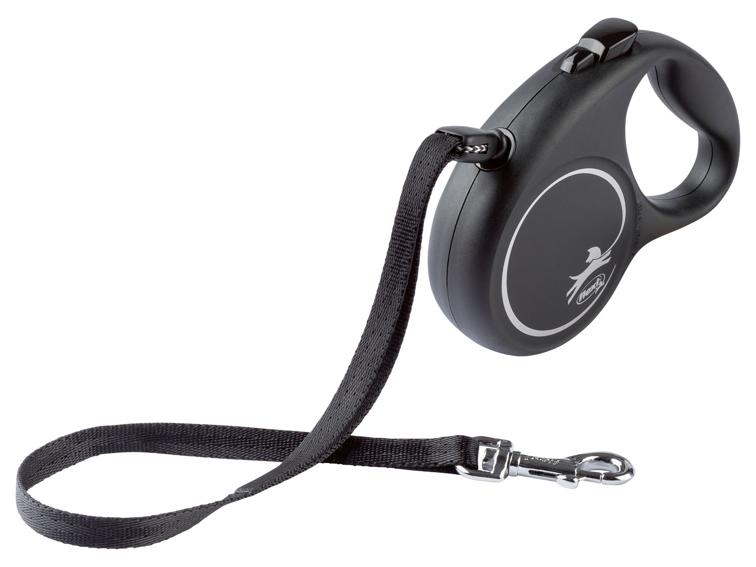 flexi Smycz automatyczna Fun 5 m, rozmiar M Czarny