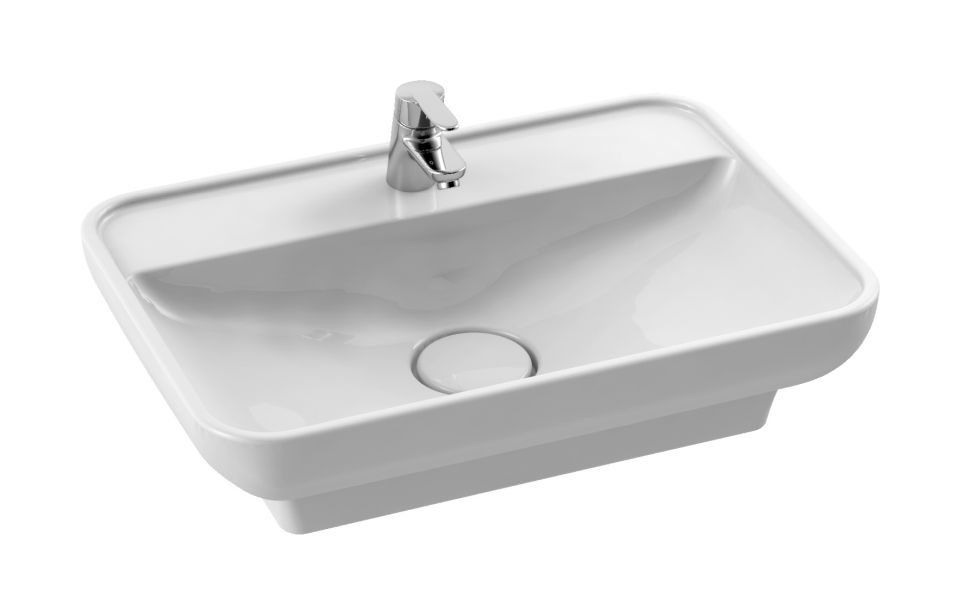 Darmowa Dostawa - Umywalka prostokątna 60x42 cm CeraStyle Lal 072700u