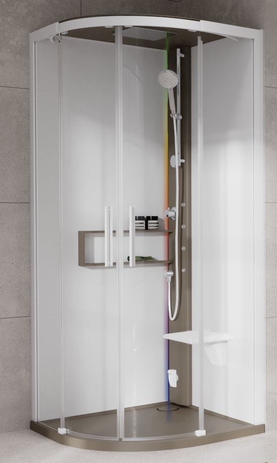 Darmowa Dostawa - Kabina z hydromasażem Novellini Glax G22R100M51TU