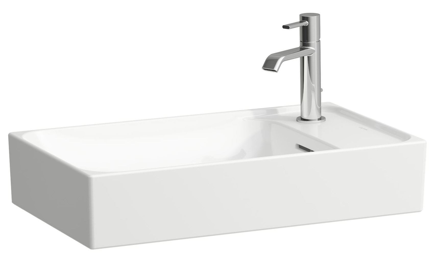 Darmowa Dostawa - Umywalka 60x35 cm prostokątna nablatowa biała Laufen Meda H8121137571061