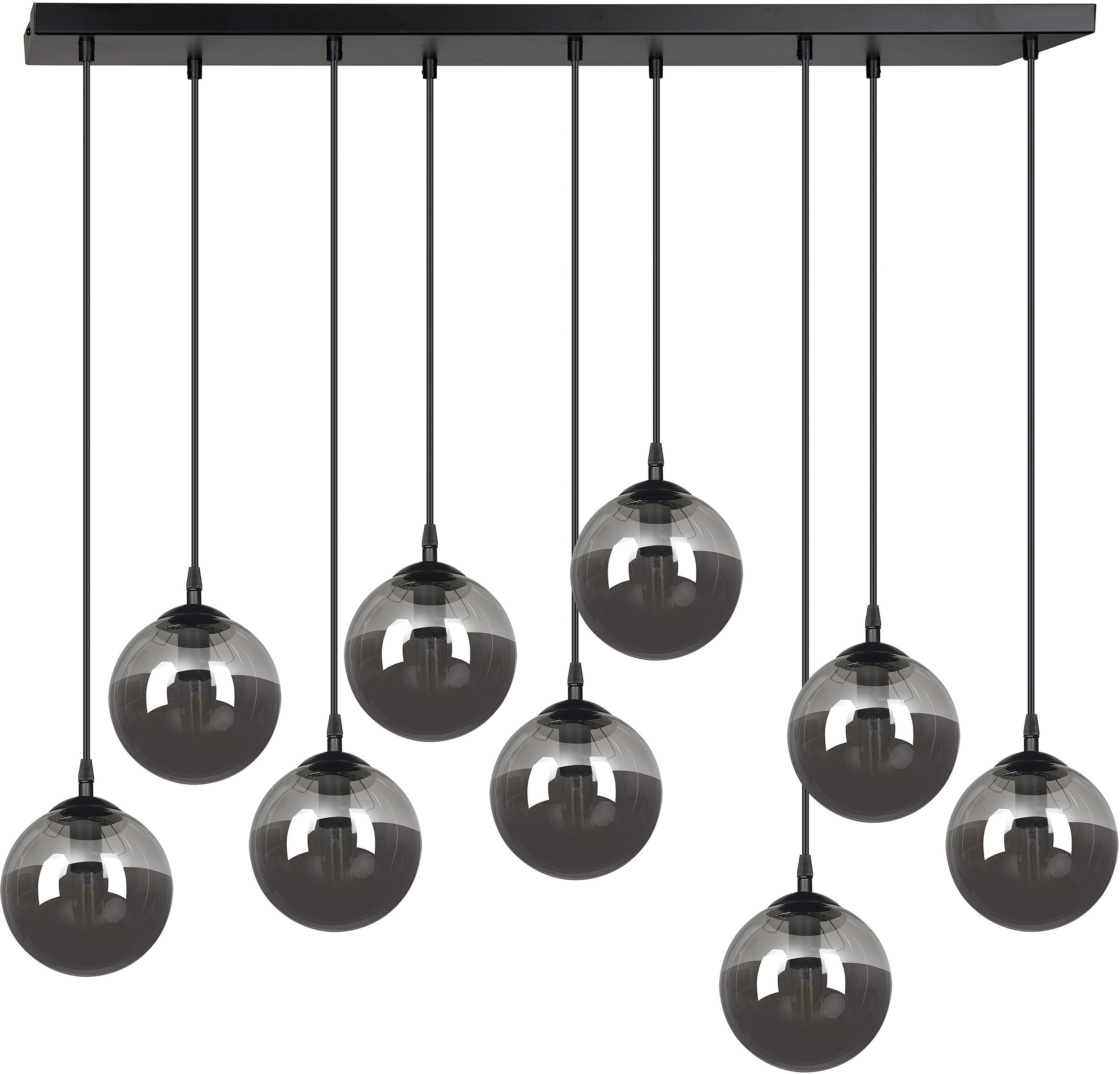 Darmowa Dostawa - Lampa wisząca x10 W czarna-grafitowa Emibig Cosmo 7129