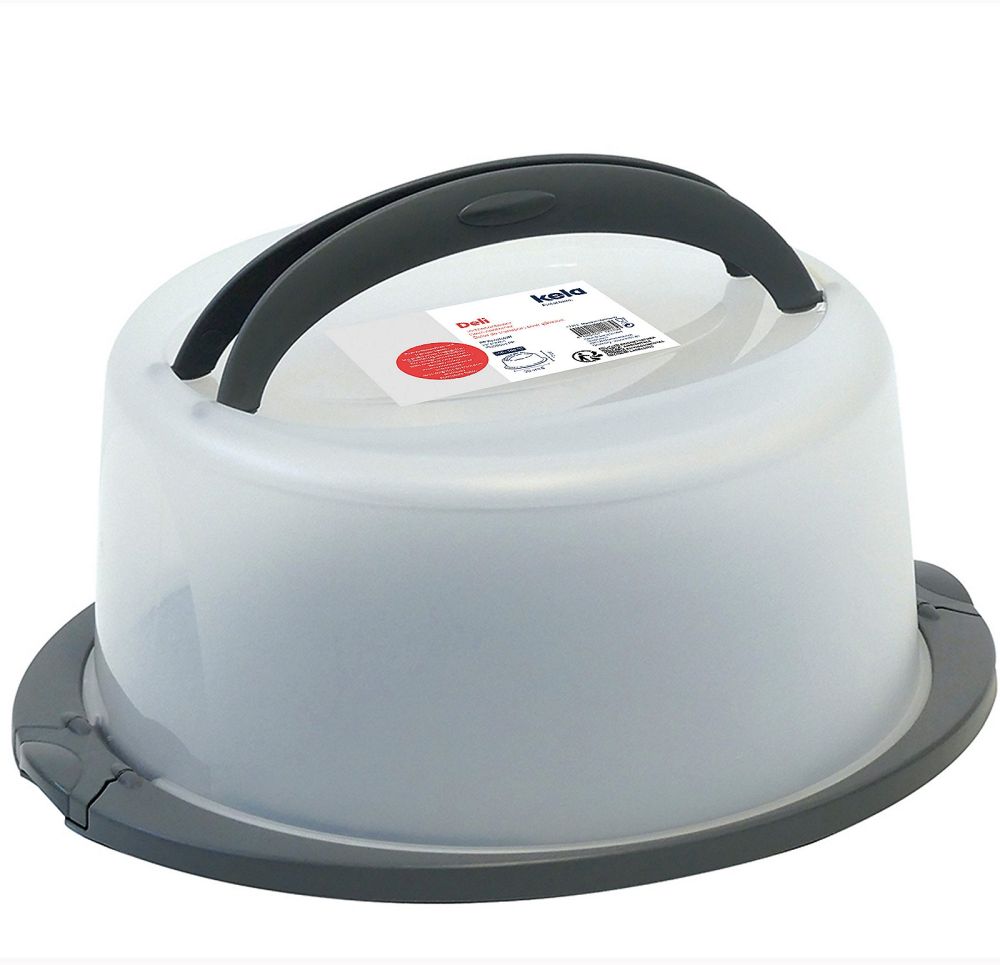 Darmowa Dostawa - Pojemnik do przechowywania 38x33x17 cm szary Kela Deli 12173