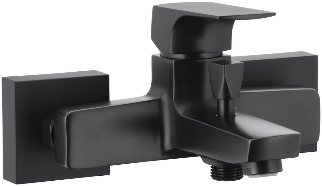 Darmowa Dostawa - Bateria wannowo-prysznicowa ścienna czarny KFA Armatura Mokait 553401081