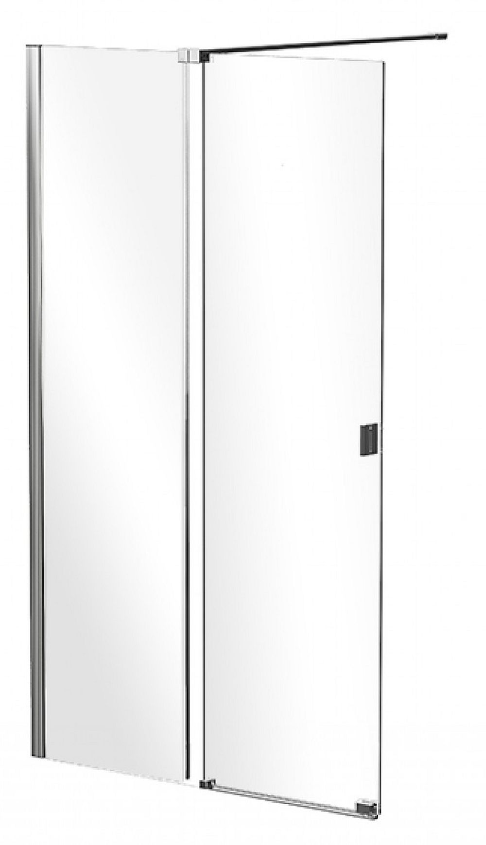 Darmowa Dostawa - Ścianka prysznicowa walk-in 130 cm chrom połysk/szkło przezroczyste Besco Vayo Chrom VY130200C