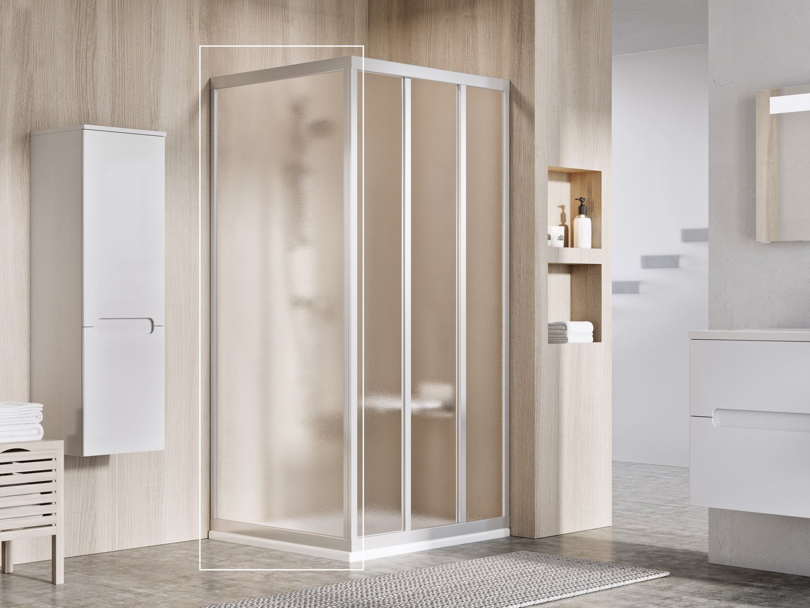 Darmowa Dostawa - Ścianka prysznicowa 75 cm satyna mat/ Ravak Supernova 94030UR2ZG