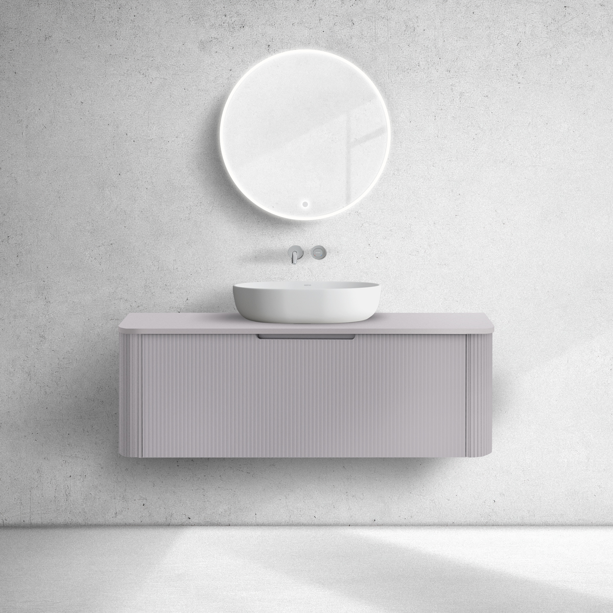 Darmowa Dostawa - Szafka z blatem 120x46.2x40.6 cm podumywalkowa wisząca Oltens Halsa 68677900