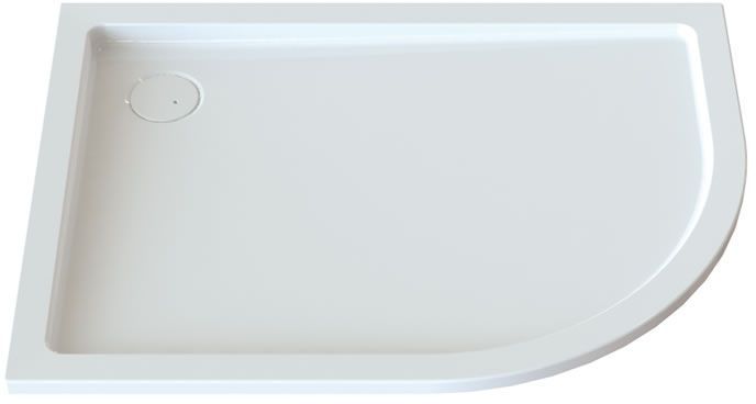 Darmowa Dostawa - Brodzik półokrągły 120x90 cm biały Sanplast Free Line 615040182001000