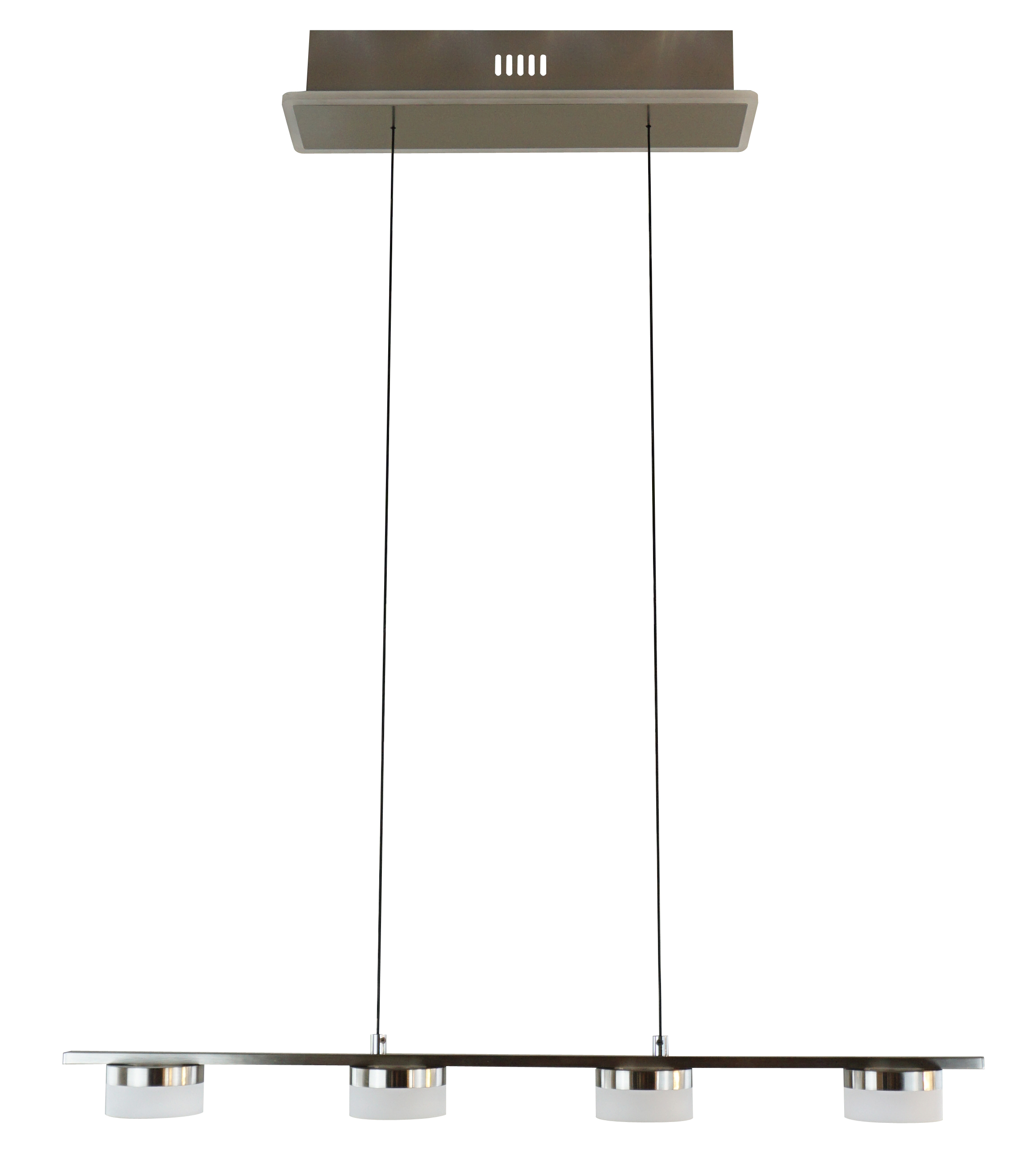 Darmowa Dostawa - Lampa wisząca 4x6 W szampan-nikiel Aviano Cassis 7066503