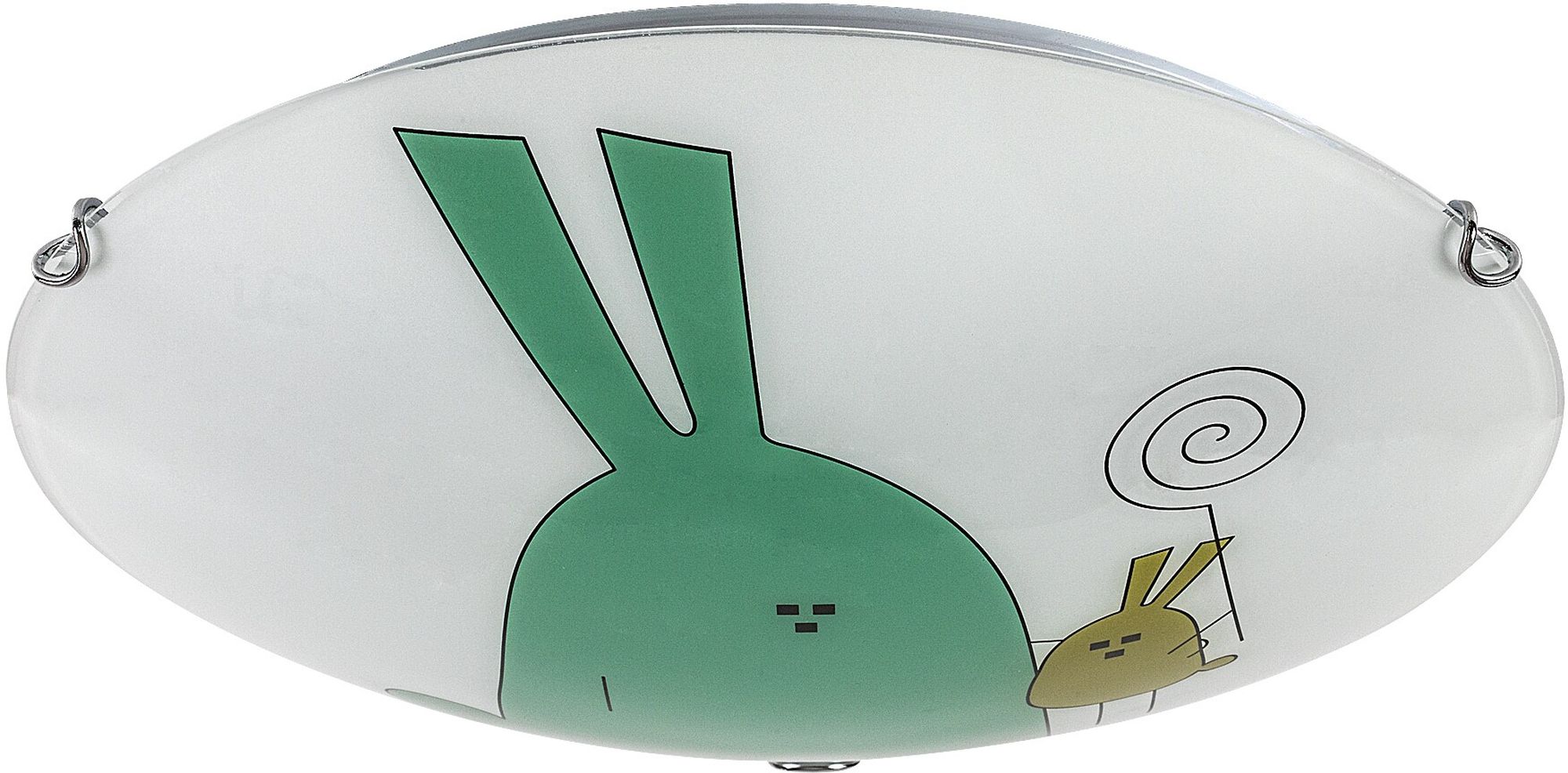 Darmowa Dostawa - Plafon 2x60 W biały-multikolor Rabalux Flappy 71279