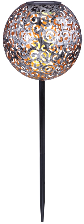 Darmowa Dostawa - Lampa solarna stojąca 1x0.06 W czarny-srebrny Globo Lighting Solar 33743