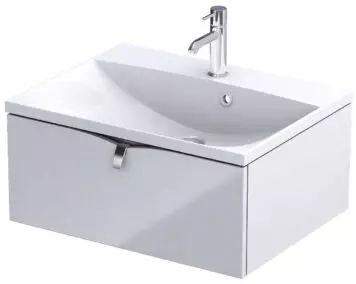 Darmowa Dostawa - Szafka 59.6x45.5x25 cm podumywalkowa wisząca biała Oristo Siena OR45SD1S601