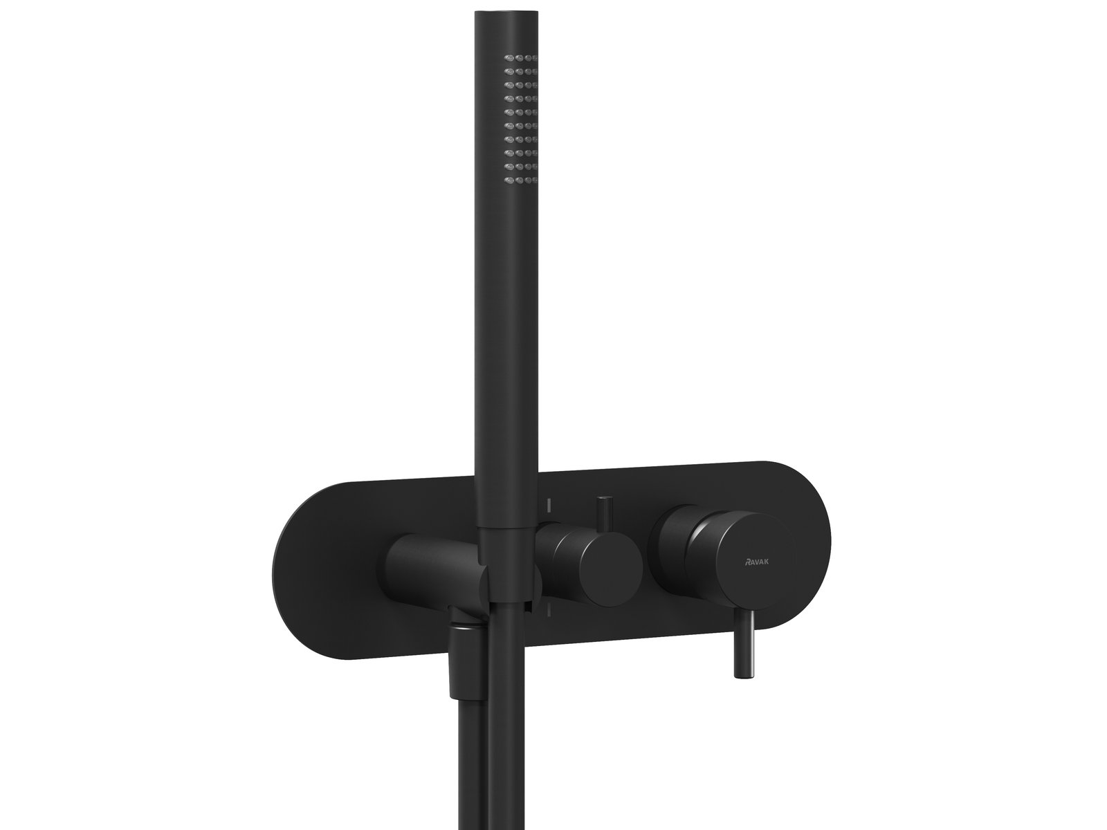 Darmowa Dostawa - Bateria wannowo-prysznicowa podtynkowa czarna Ravak Espirit X070287