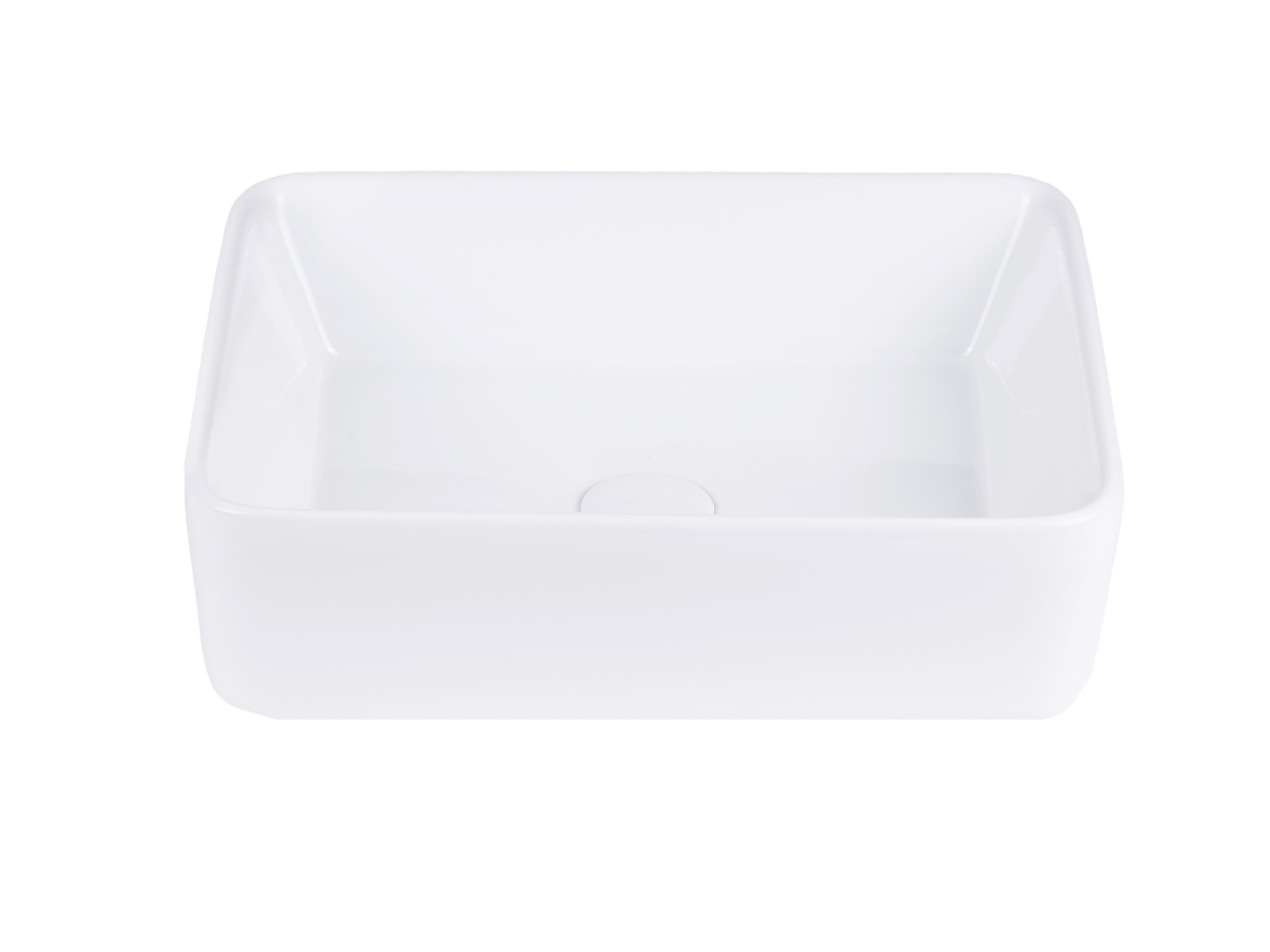 Darmowa Dostawa - Umywalka 48.5x38 cm prostokątna nablatowa biała Uptrend Aura TR4565