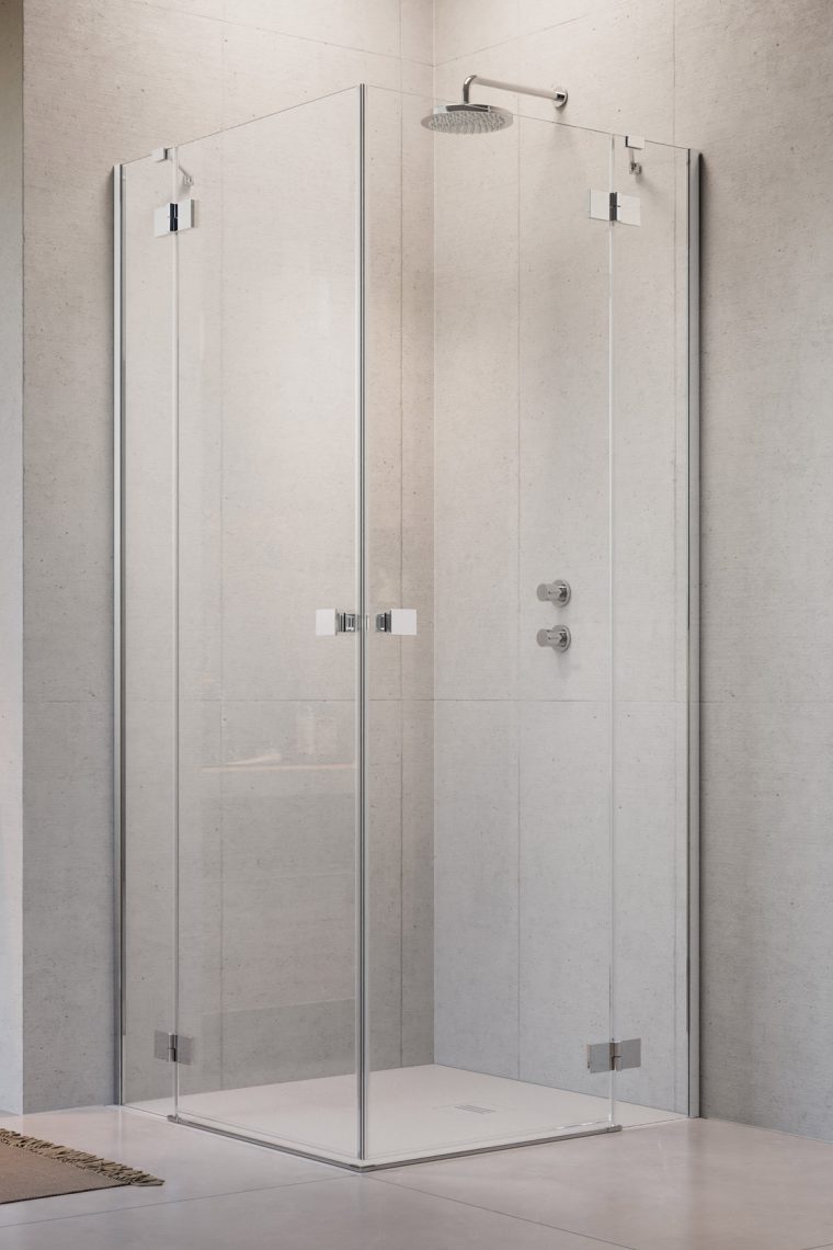 Darmowa Dostawa - Kabina prysznicowa część prawa 80x80 cm kwadratowa Radaway Essenza New KDD 13850610101R