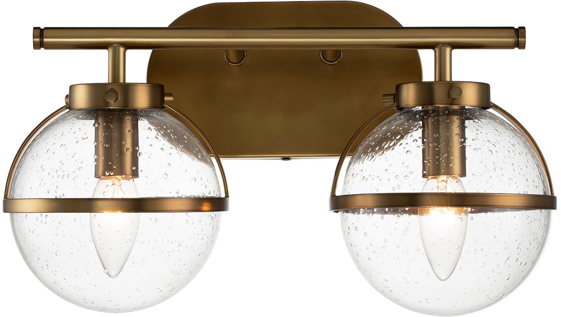 Darmowa Dostawa - Kinkiet 2x40 W mosiądz Elstead Lighting Hollis HKHOLLIS2CHBBATH