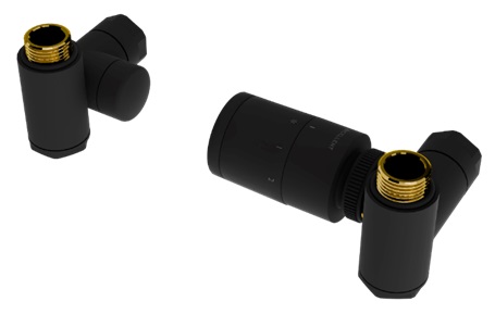 Darmowa Dostawa - Zawór trójosiowy czarny Excellent Cado GREXCA10PTTGBL