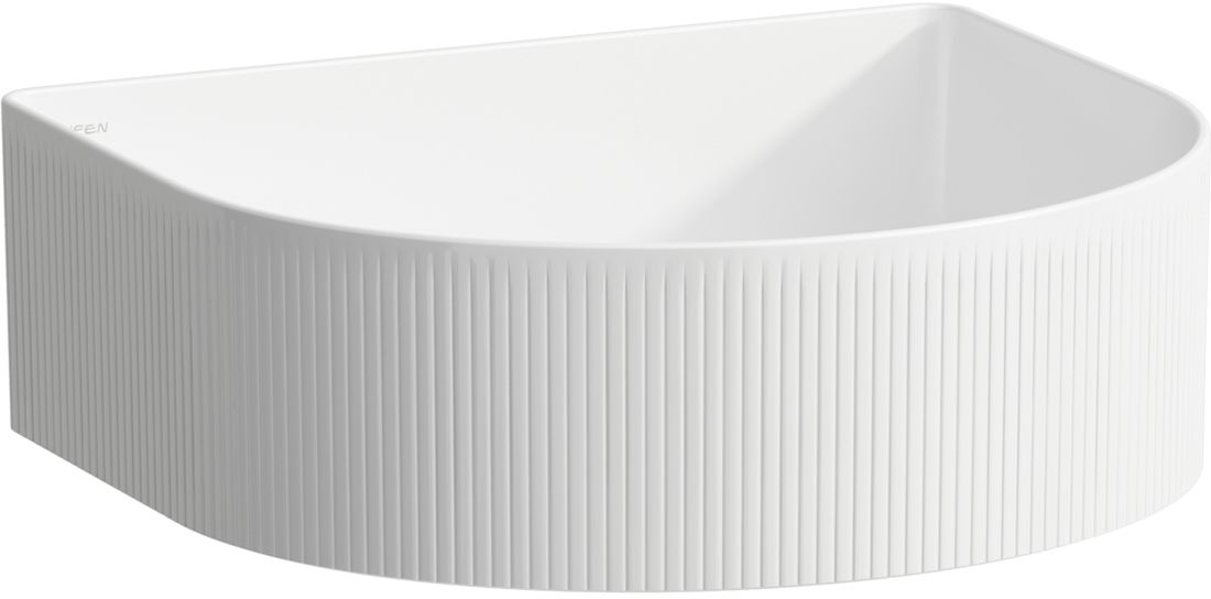 Darmowa Dostawa - Umywalka 41x36.5 cm półokrągła nablatowa biała Laufen Sonar H8123430001121