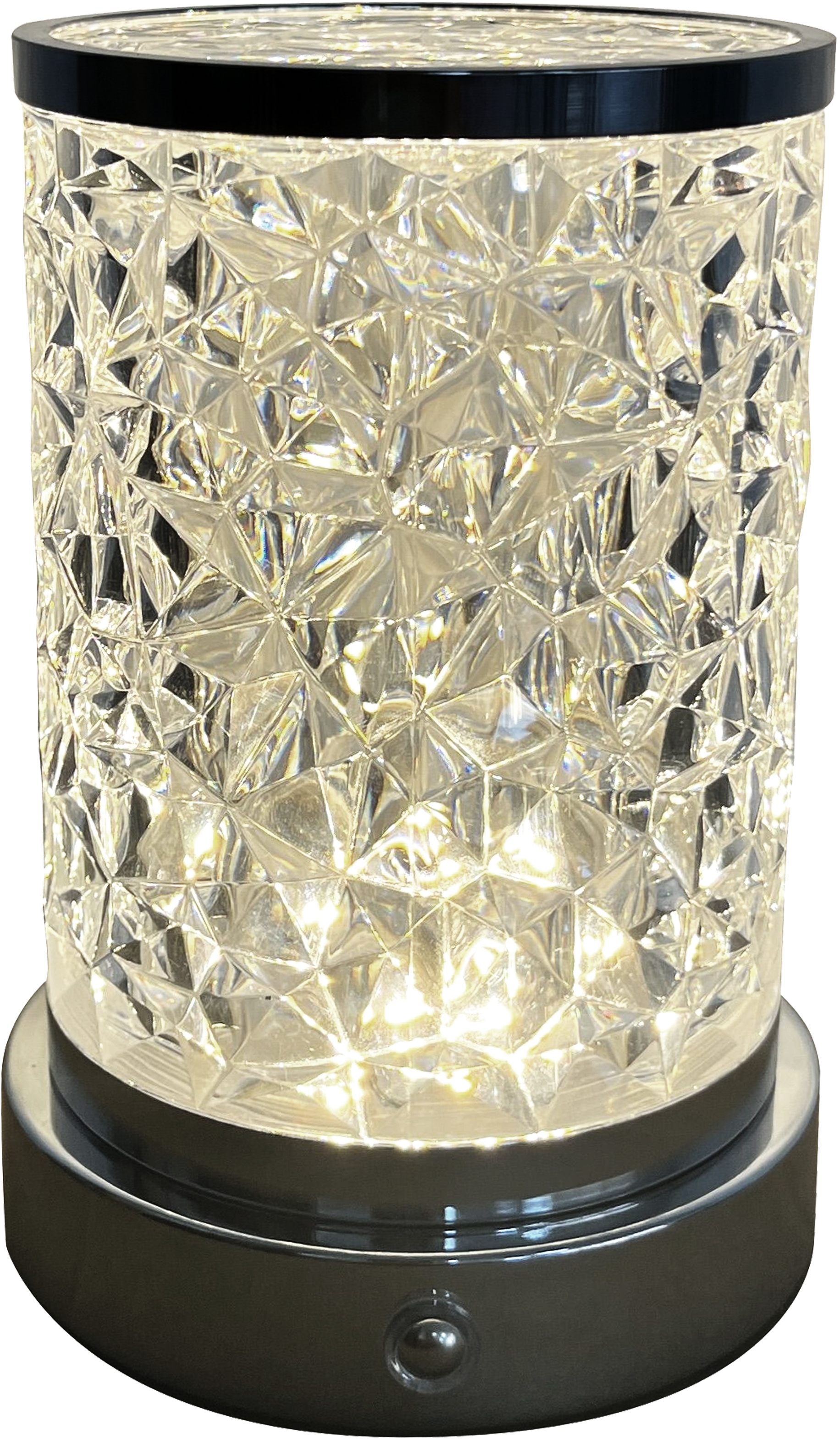 Darmowa Dostawa - Lampa stołowa 1x2.5 W czarna-przezroczysta Candellux Brillo 4135806