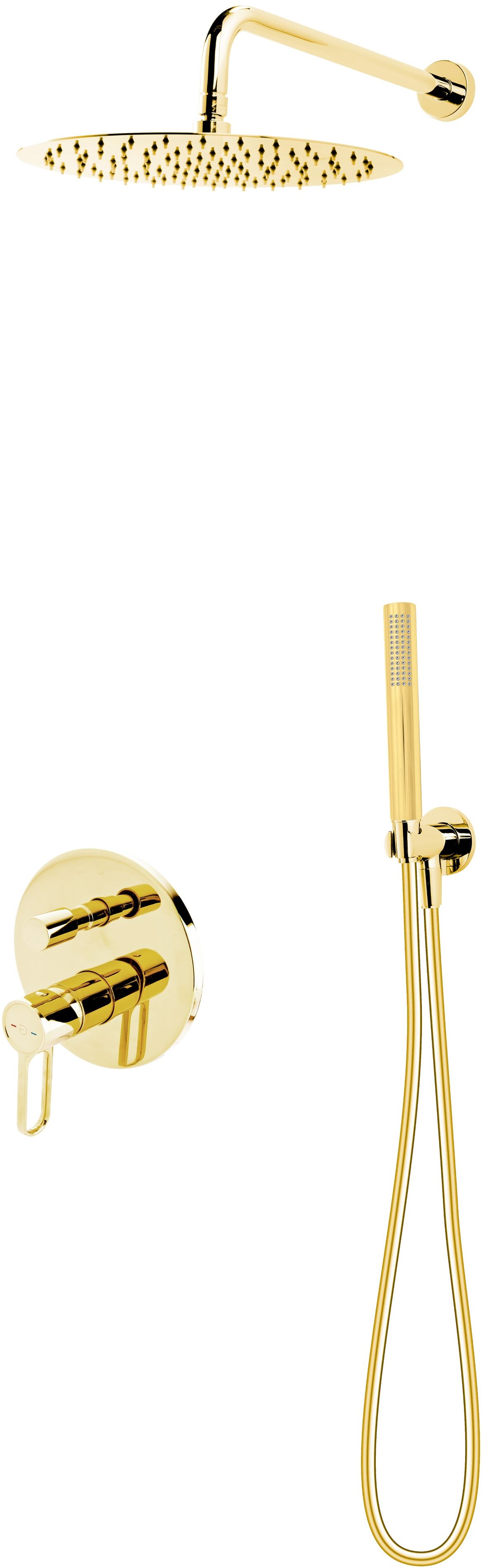Darmowa Dostawa - Zestaw prysznicowy podtynkowy złoty FDesign Zaffiro FD1ZFR7PSET155