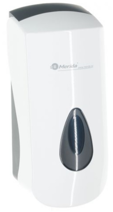 Darmowa Dostawa - Dozownik do mydła 700 ml biały Merida Top DPB201