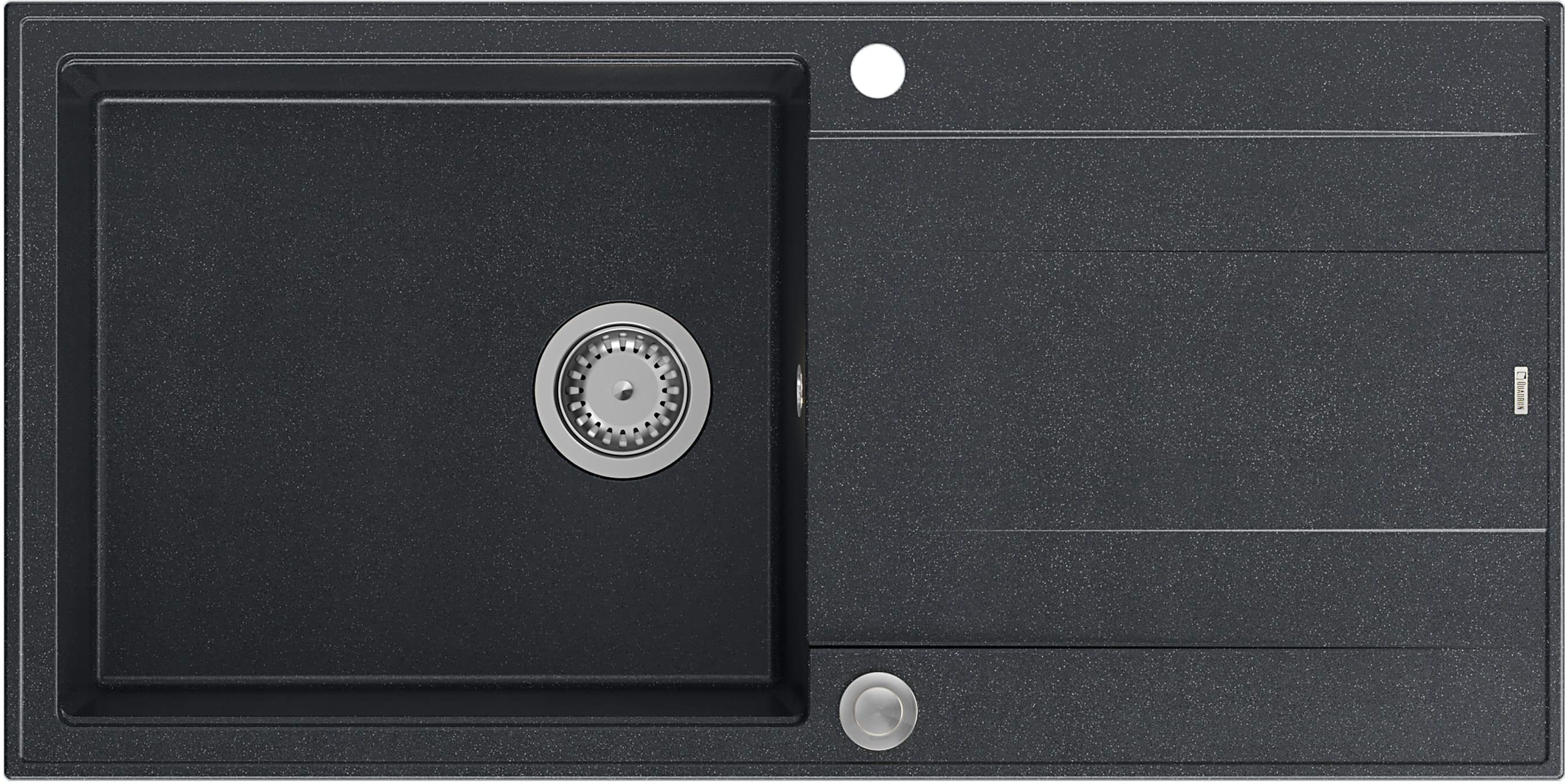 Darmowa Dostawa - Zlewozmywak GraniteQ 100x50 cm Quadron Evan HCQE10050U8BSP2O