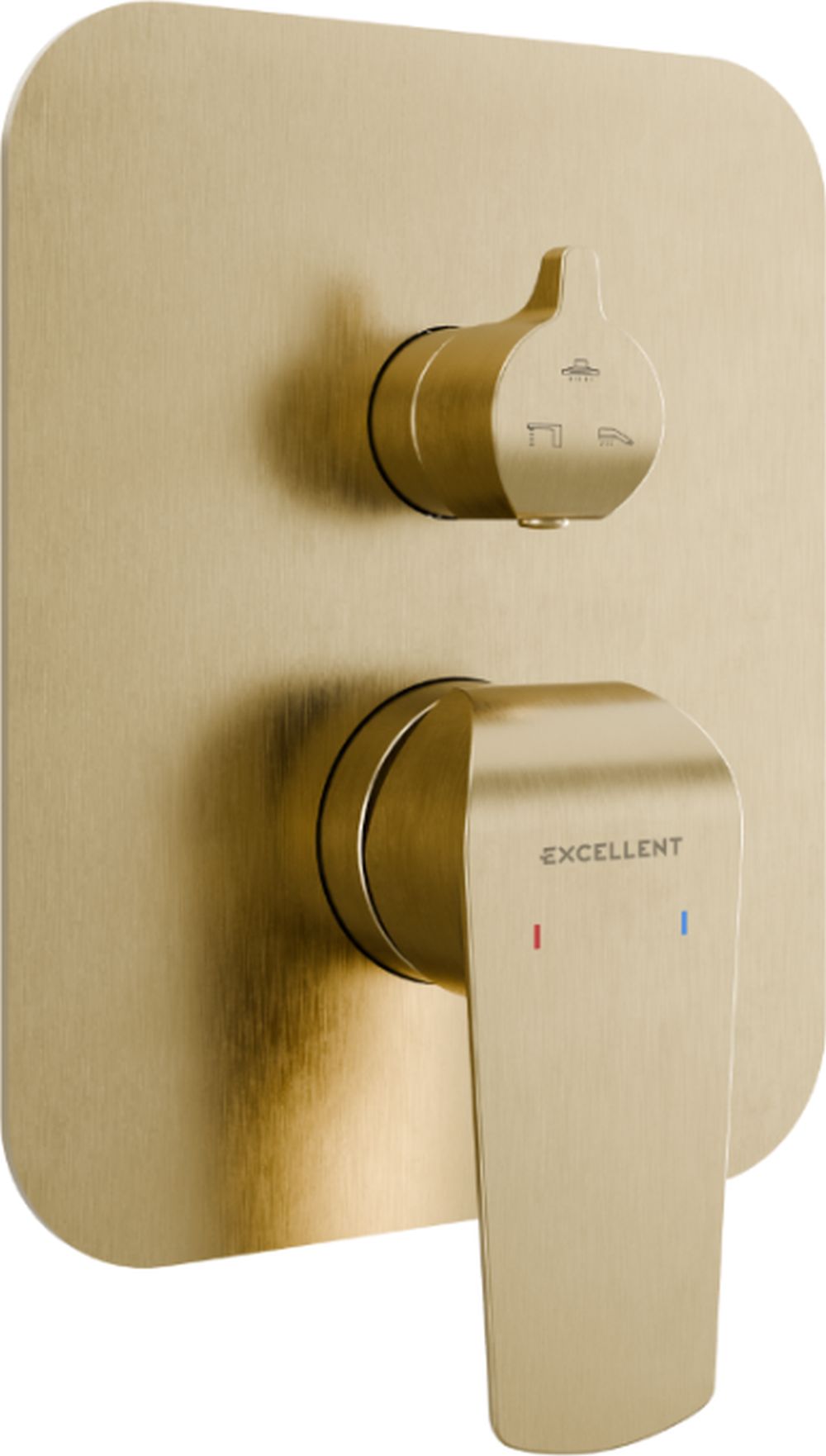 Darmowa Dostawa - Bateria wannowo-prysznicowa podtynkowa złota Excellent Clever 2.0 AREX4147GB
