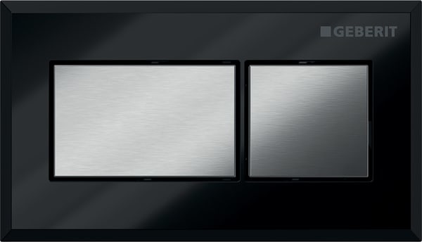 Darmowa Dostawa - Przycisk spłukujący do wc chrom błyszczący-czarny Geberit 116051KV1